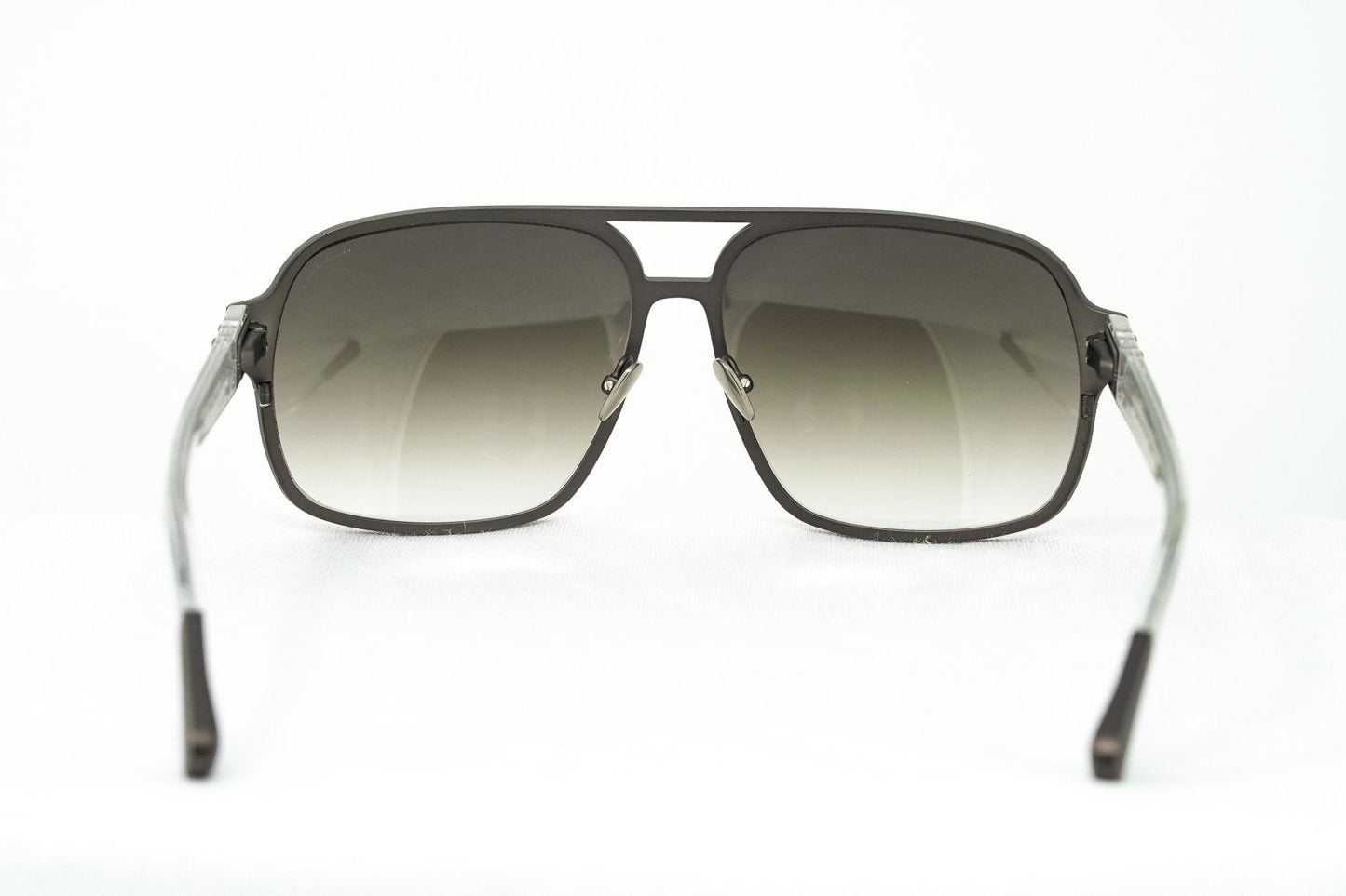 Kris Van Assche Sunglasses Rectangular Brown and Grey