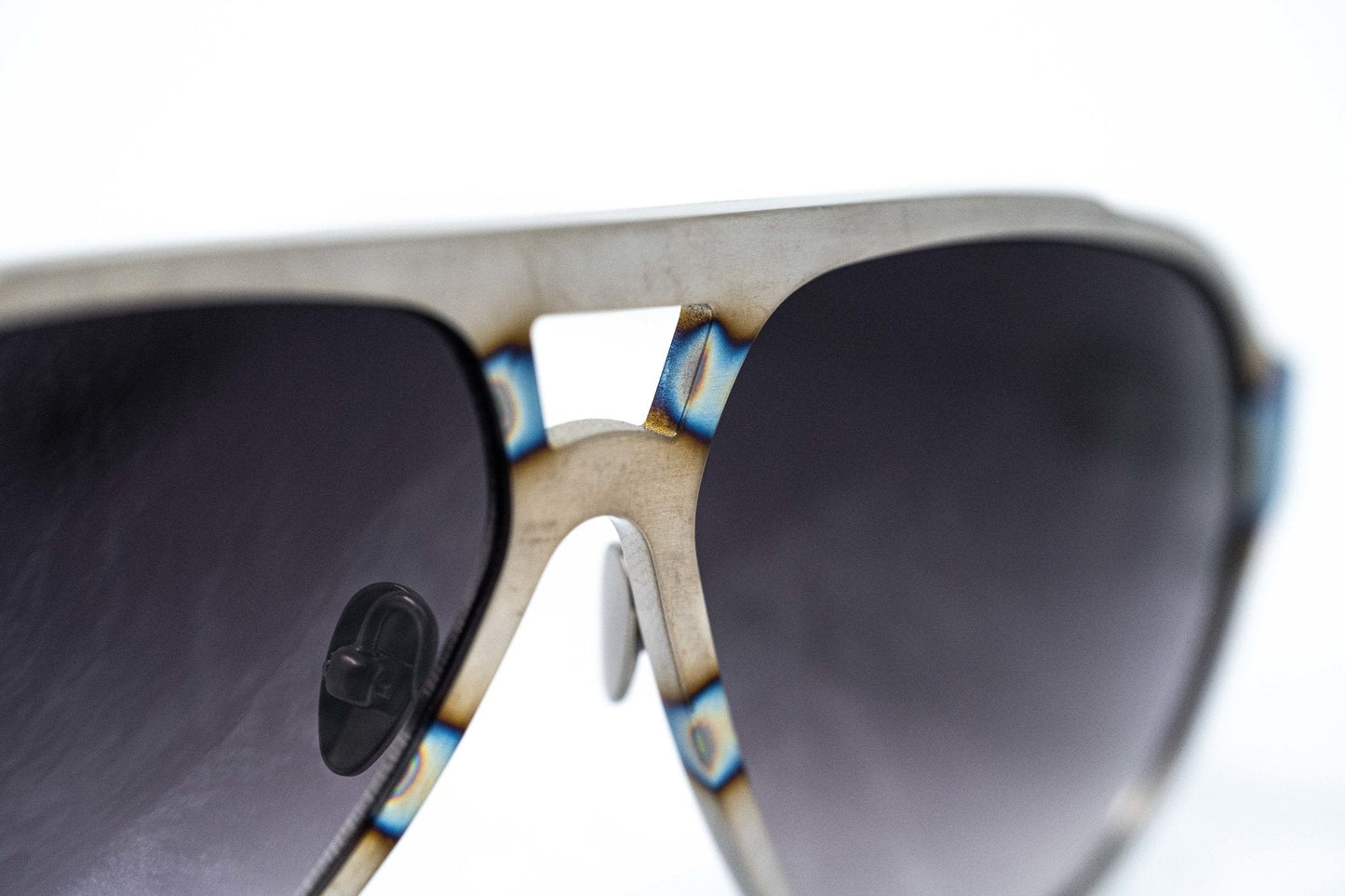Kris Van Assche Sunglasses Silver and Purple