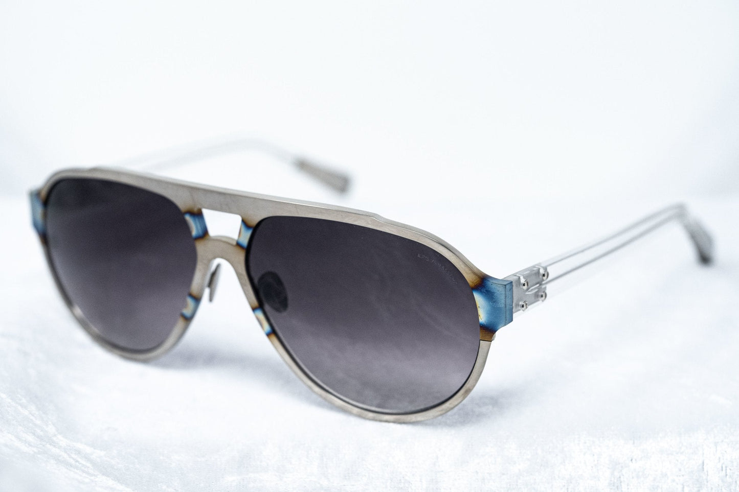 Kris Van Assche Sunglasses Silver and Purple