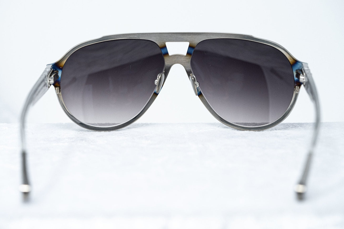 Kris Van Assche Sunglasses Silver and Purple
