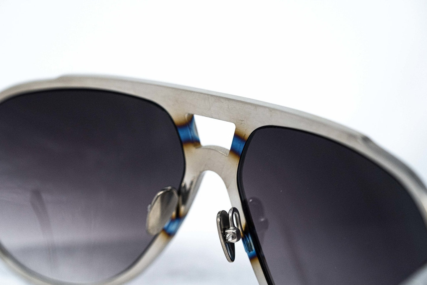 Kris Van Assche Sunglasses Silver and Purple