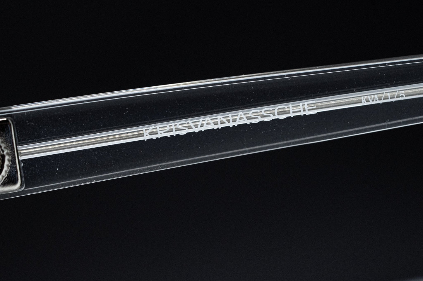 Kris Van Assche Sunglasses Silver and Purple