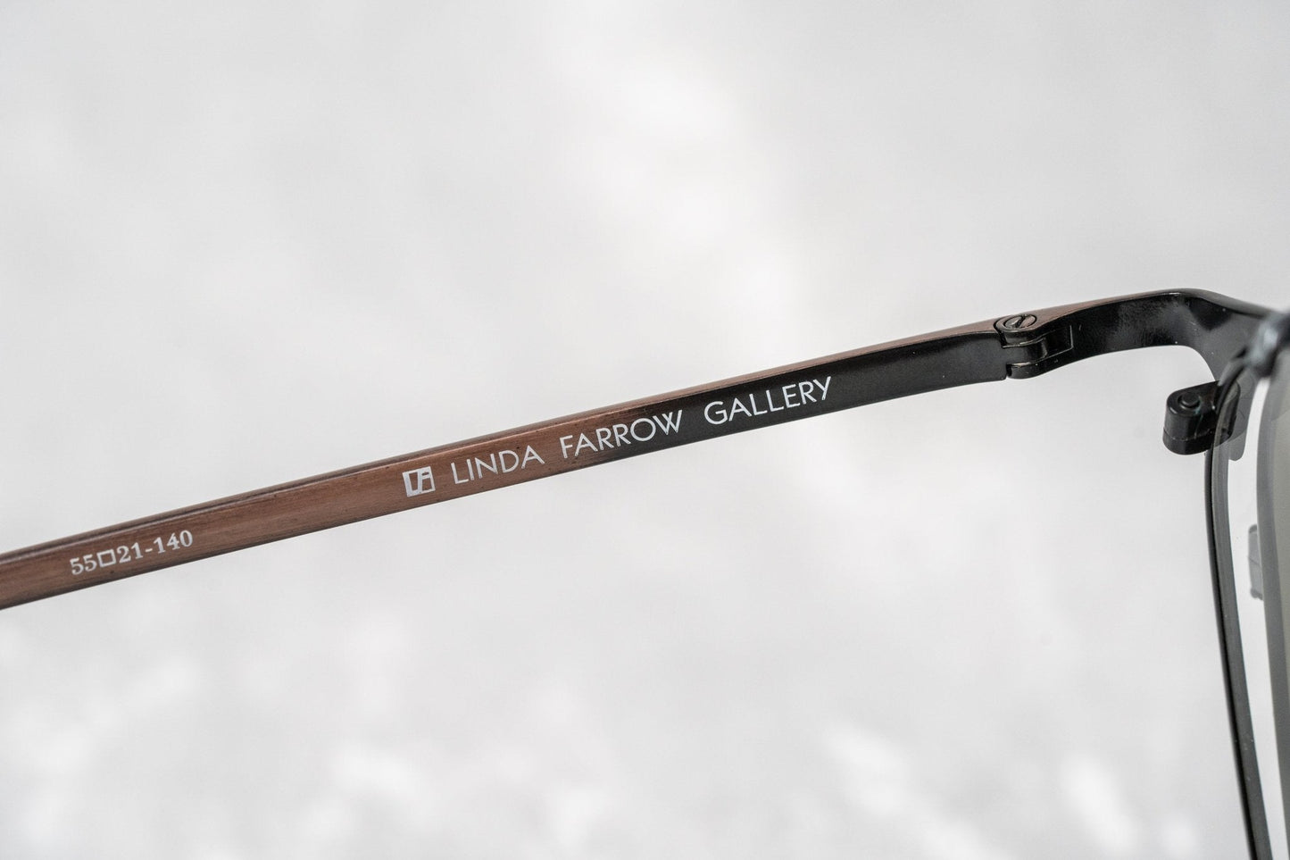 Kris Van Assche Sunglasses Round Shiny Black Bronze and Grey