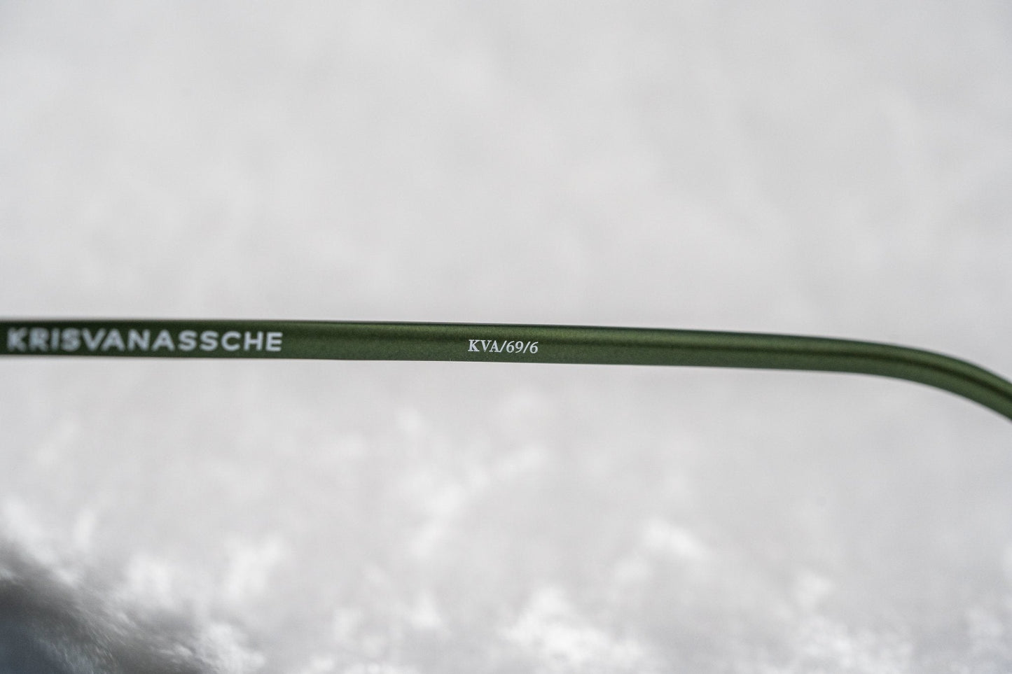 Kris Van Assche Sunglasses Round Green and Flash