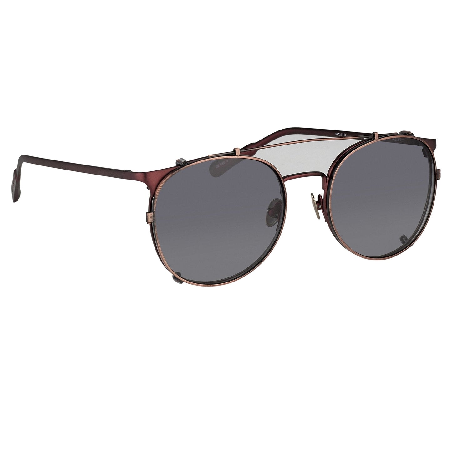 Kris Van Assche Sunglasses Round Antique Bronze and Grey KVA69C5SUN