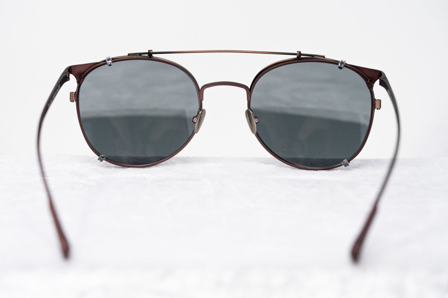 Kris Van Assche Sunglasses Round Antique Bronze and Grey KVA69C5SUN