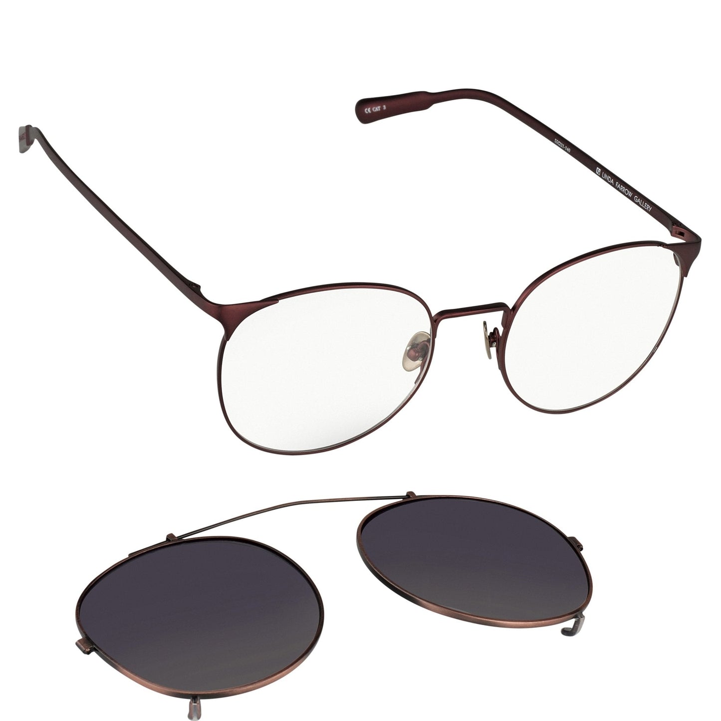 Kris Van Assche Sunglasses Round Antique Bronze and Grey KVA69C5SUN