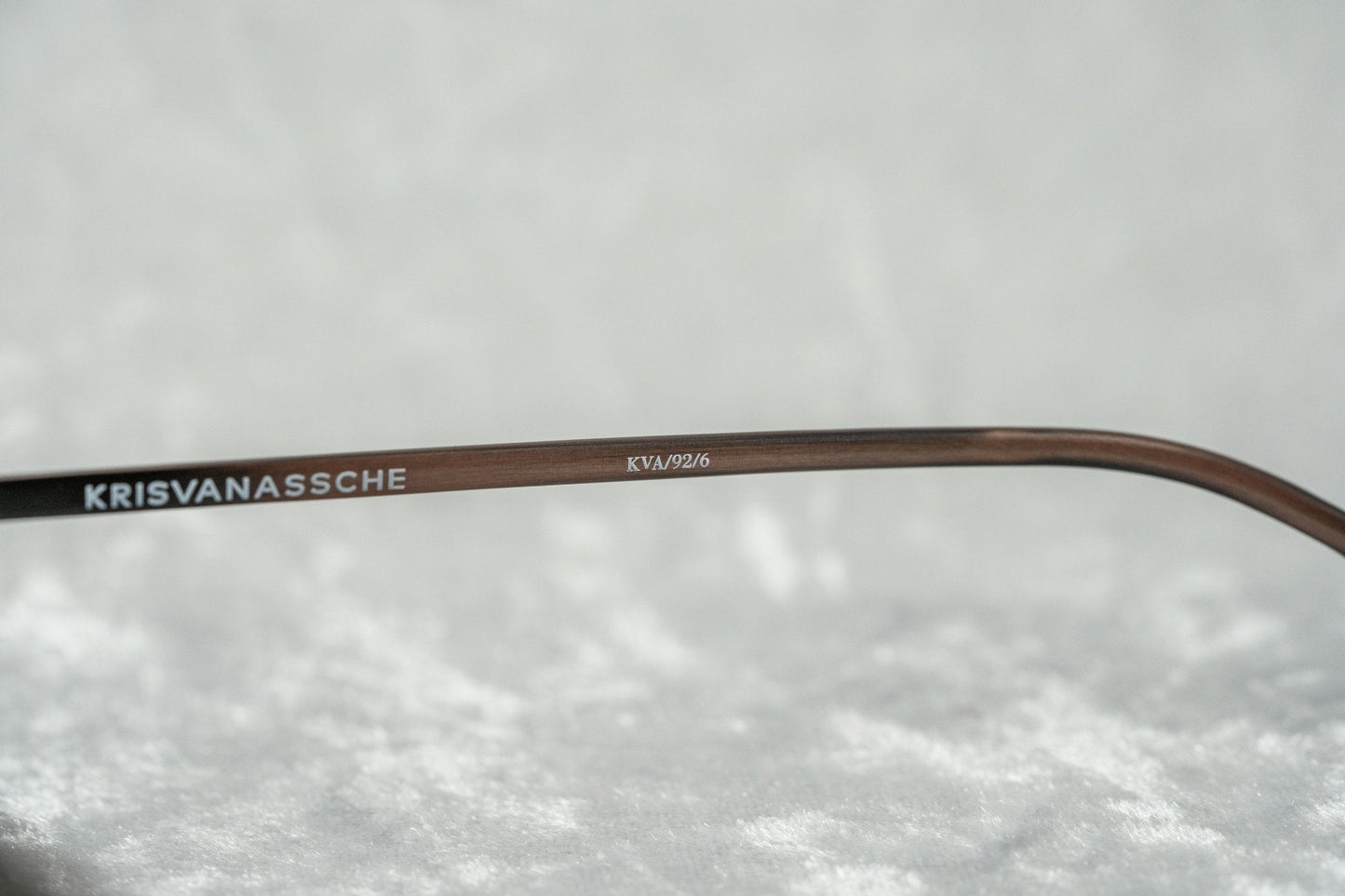 Kris Van Assche Sunglasses Rectangular Matte Bronze and Green