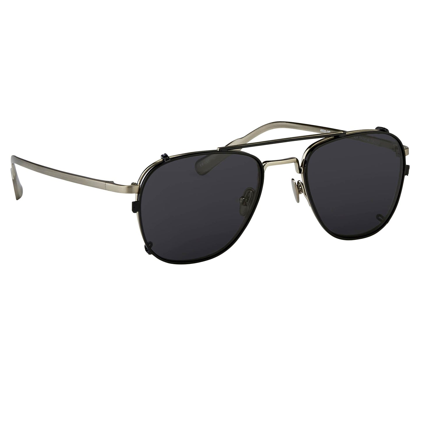 Kris Van Assche Sunglasses Rectangular Black and Grey