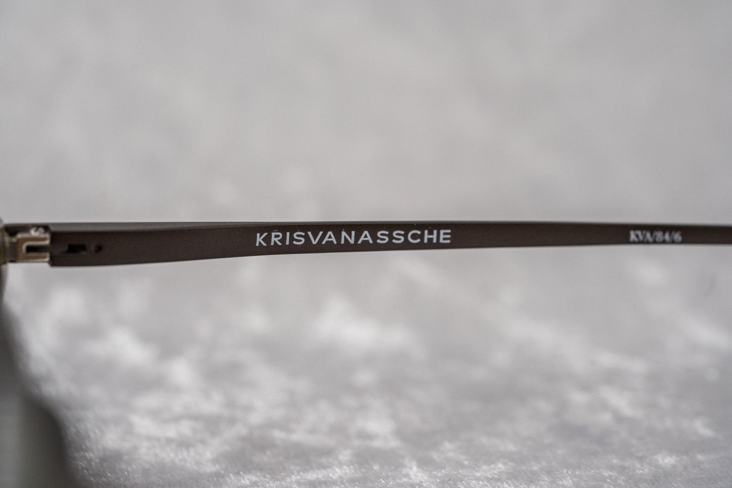 Kris Van Assche Sunglasses Khaki and Gold