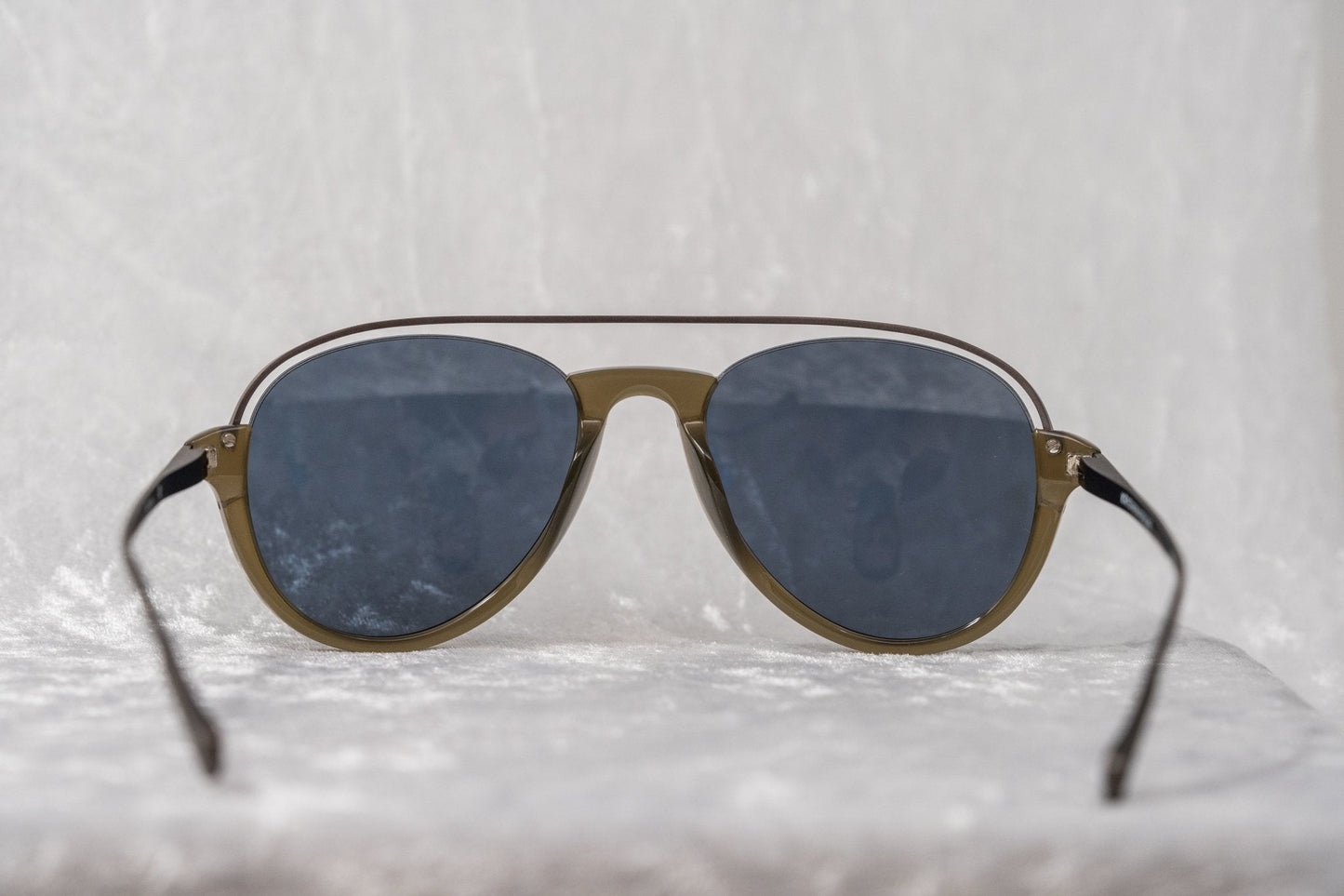 Kris Van Assche Sunglasses Khaki and Gold