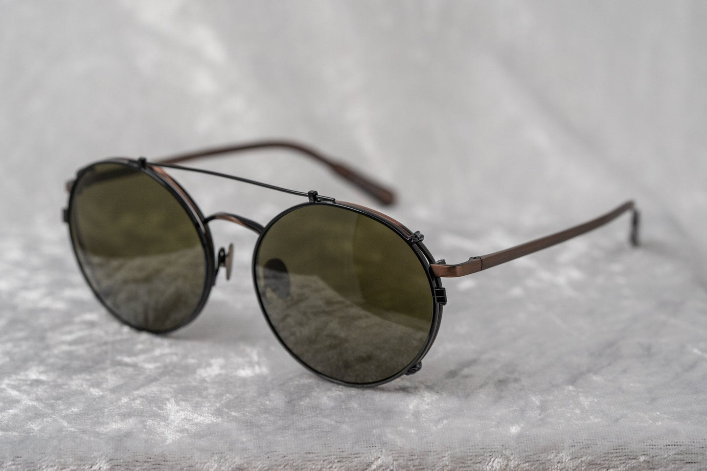 Kris Van Assche Sunglasses Round Black and Grey KVA70C1SUN