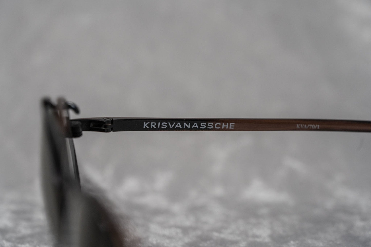 Kris Van Assche Sunglasses Round Black and Grey KVA70C1SUN