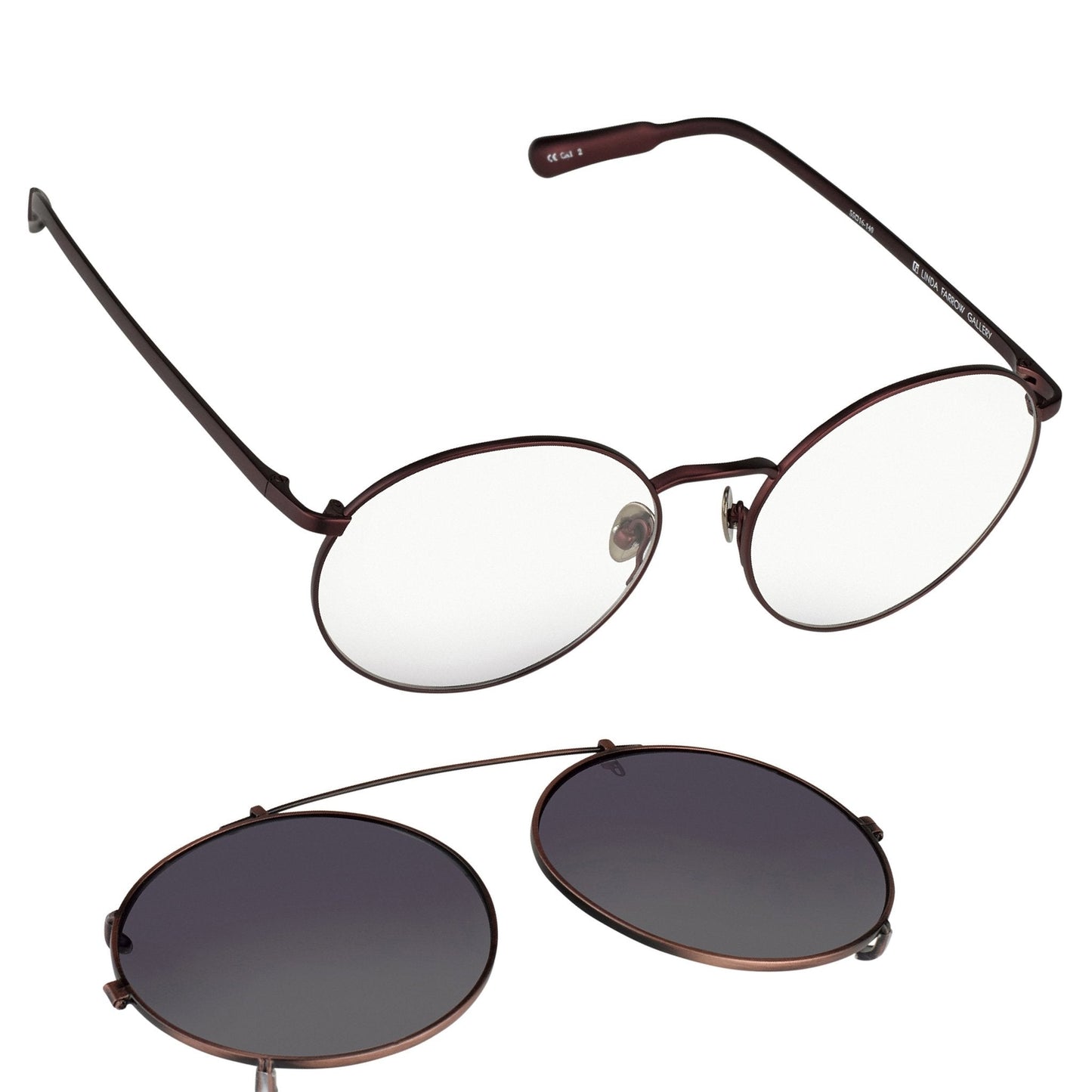 Kris Van Assche Sunglasses Round Burgundy and Green KVA70C5SUN