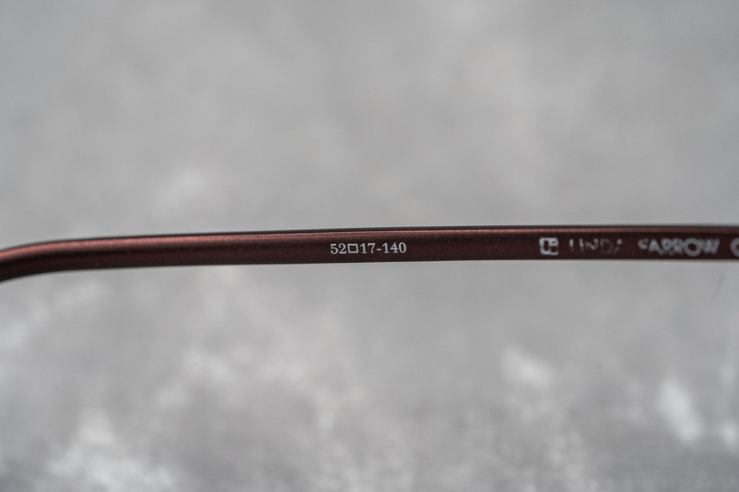 Kris Van Assche Sunglasses Round Matte Burgundy and Grey KVA71C5SUN