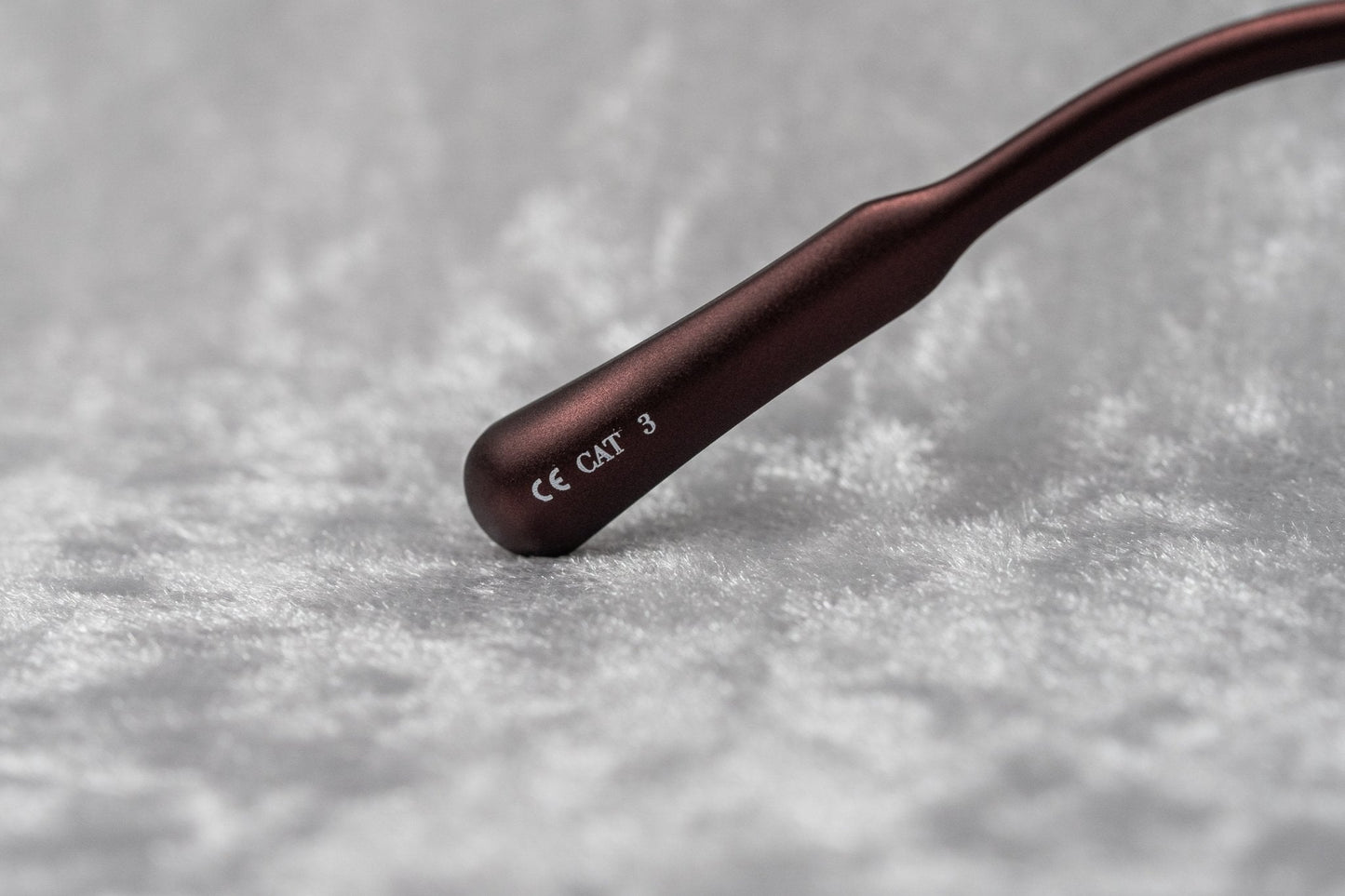 Kris Van Assche Sunglasses Round Matte Burgundy and Grey KVA71C5SUN