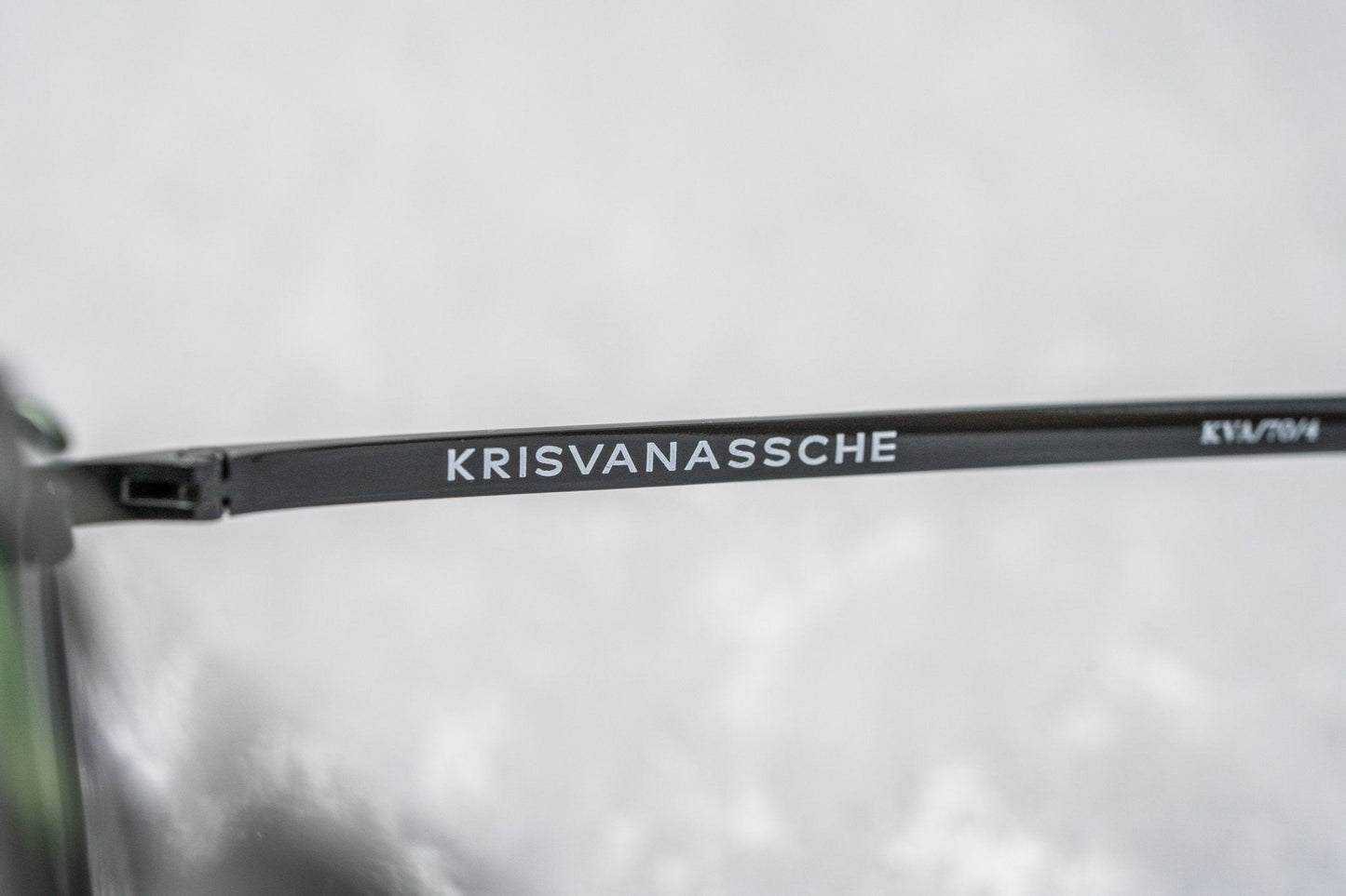Kris Van Assche Sunglasses Round Black and Green KVA70C4SUN