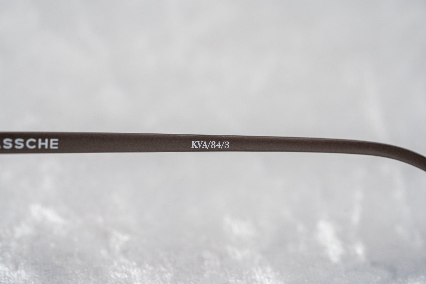 Kris Van Assche Sunglasses Peach and Brown