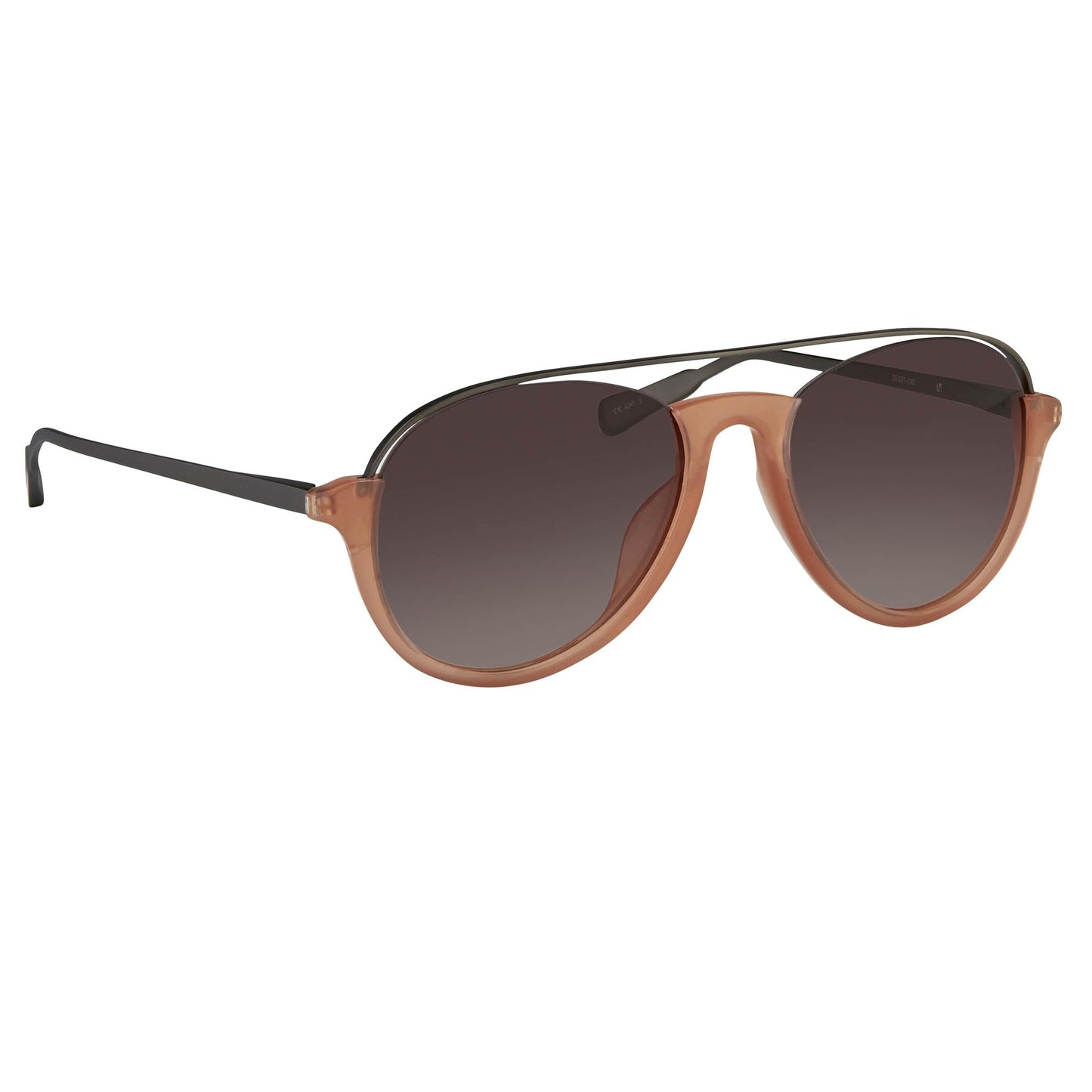 Kris Van Assche Sunglasses Peach and Brown