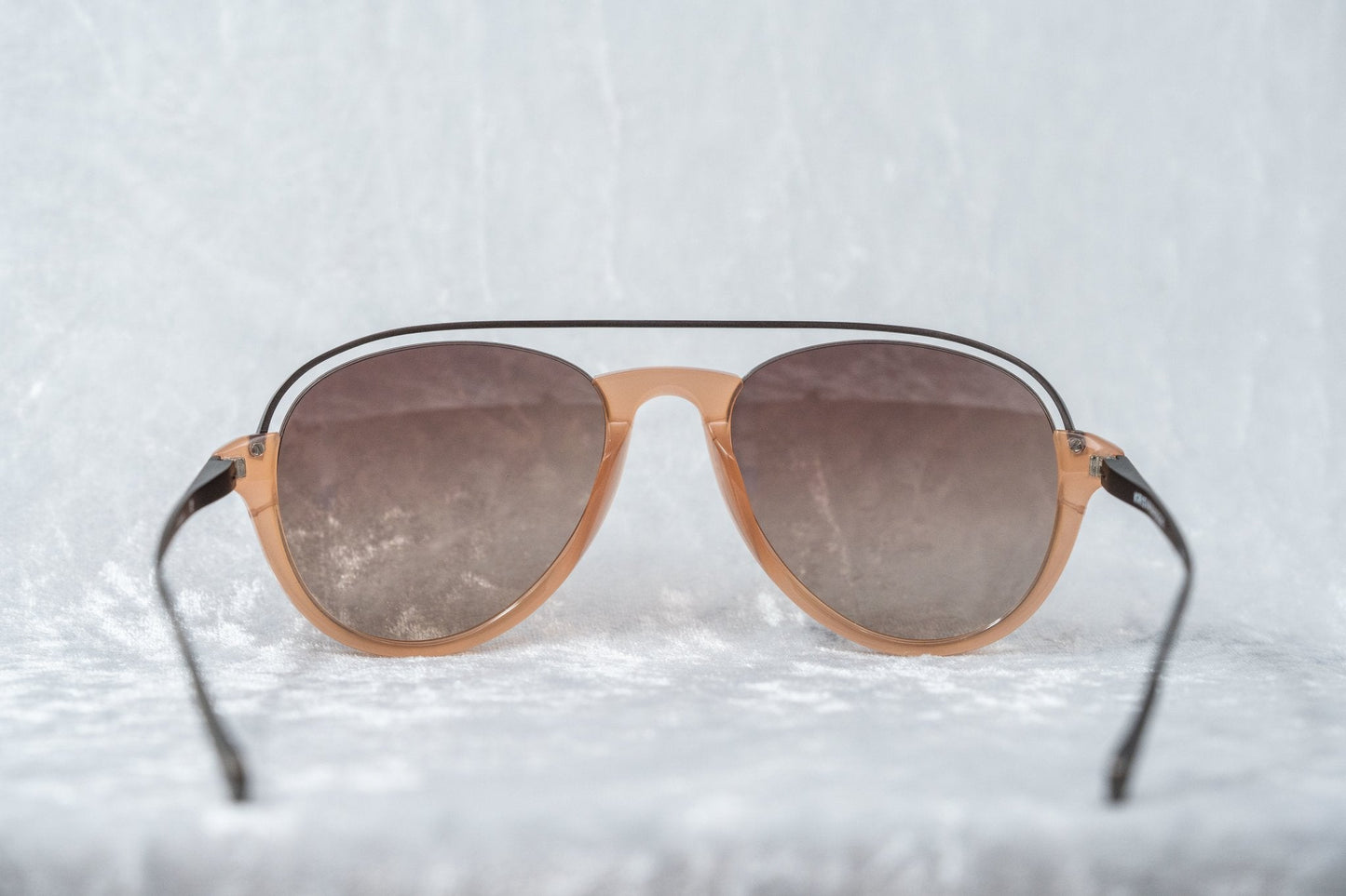 Kris Van Assche Sunglasses Peach and Brown