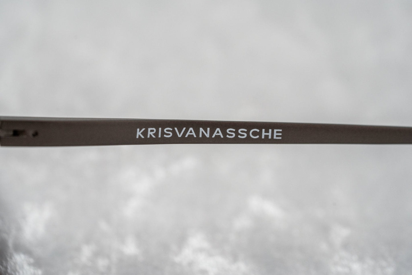 Kris Van Assche Sunglasses Peach and Brown