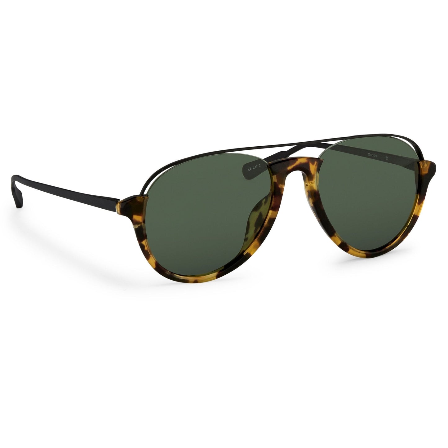 Kris Van Assche Sunglasses Black Tortoise Shell and Green