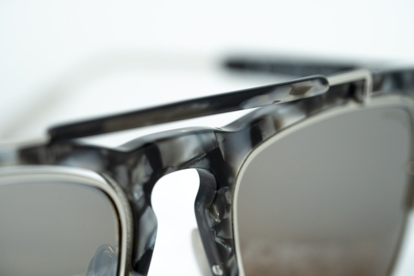Kris Van Assche Sunglasses D-Frame Black and Orange