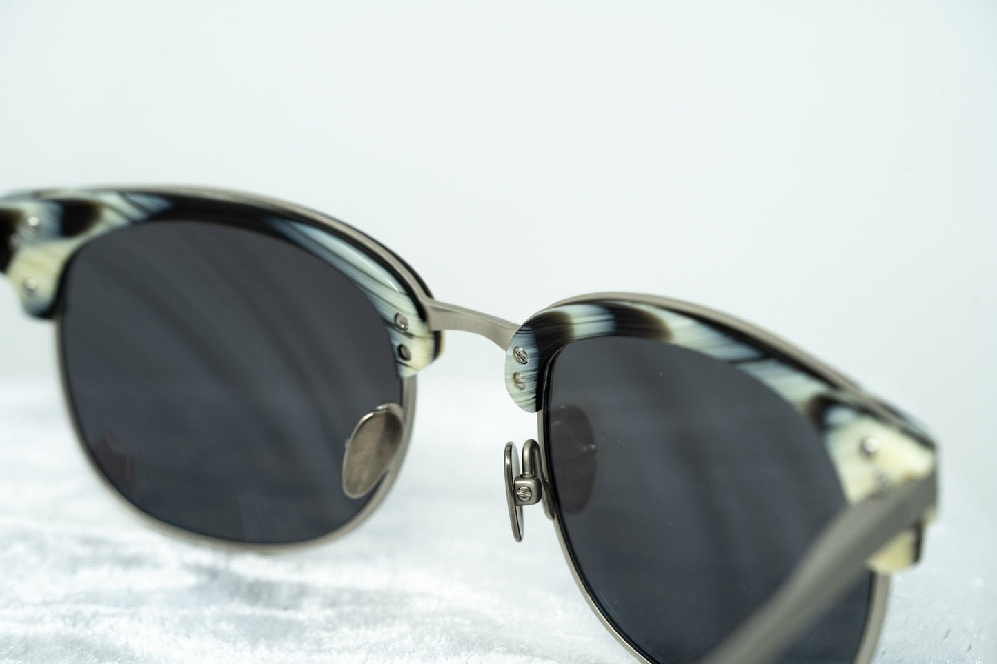 Kris Van Assche Sunglasses D-Frame Brown and Blue