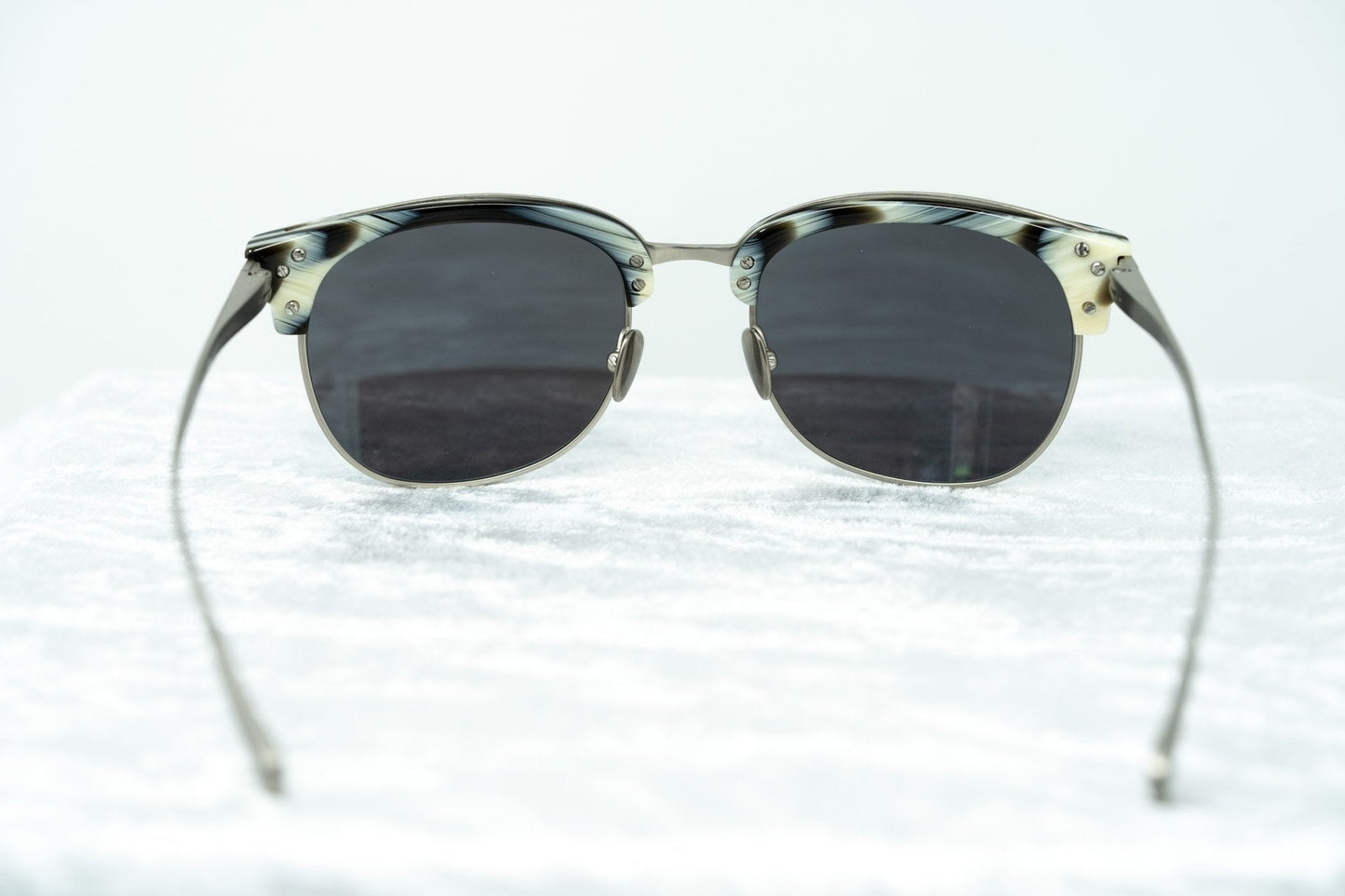 Kris Van Assche Sunglasses D-Frame Brown and Blue