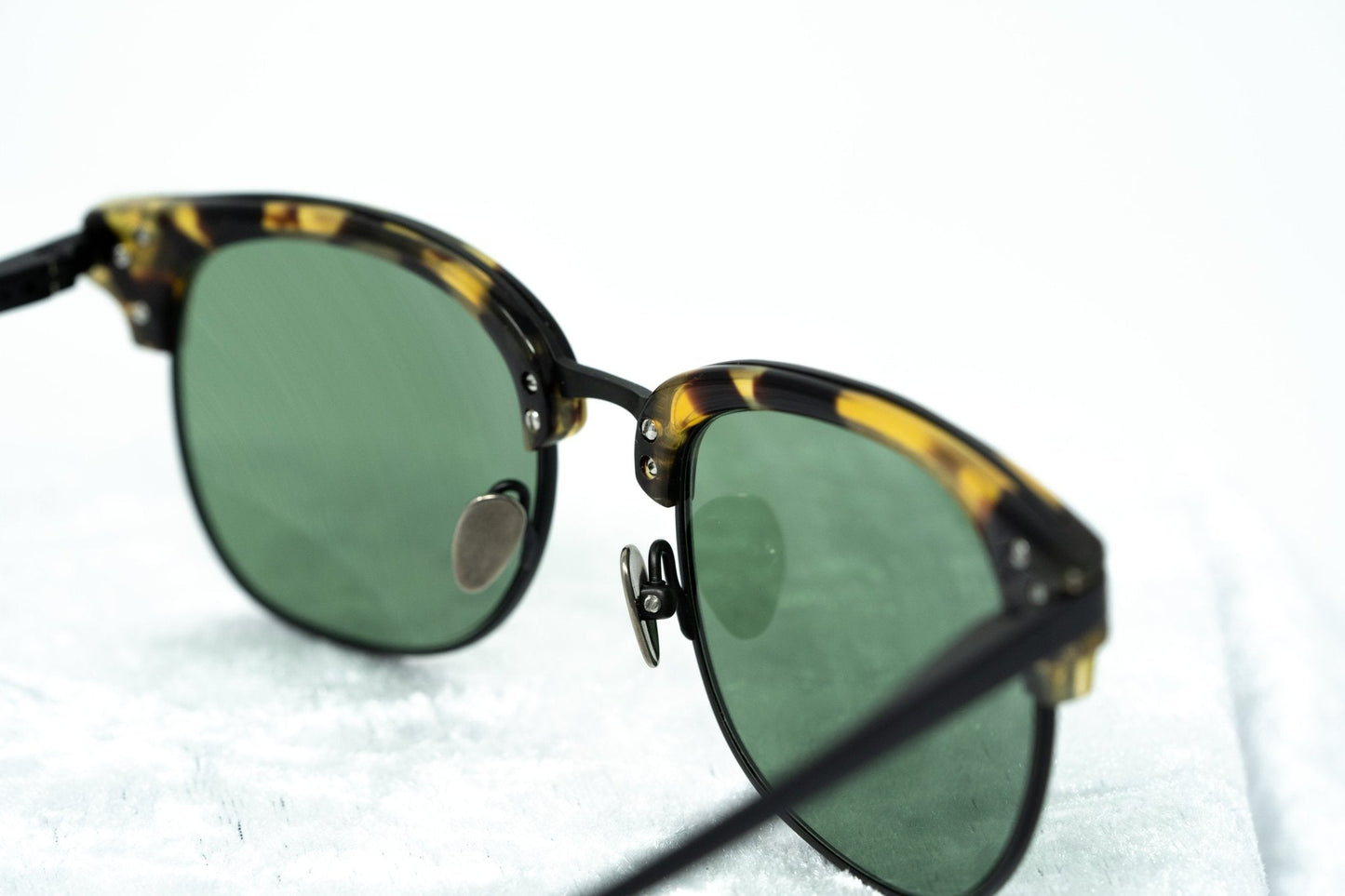 Kris Van Assche Sunglasses D-Frame Black and Green