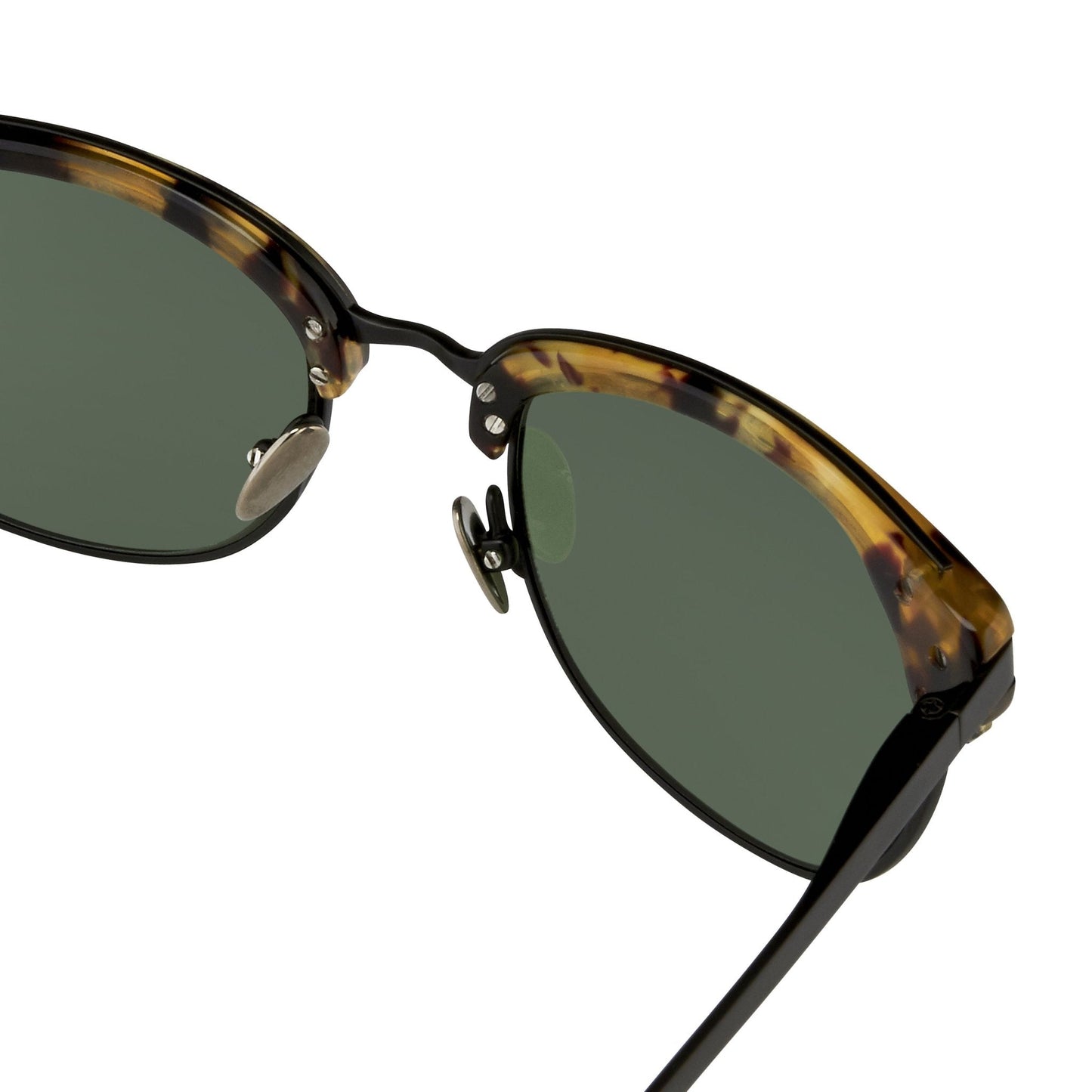 Kris Van Assche Sunglasses D-Frame Black and Green