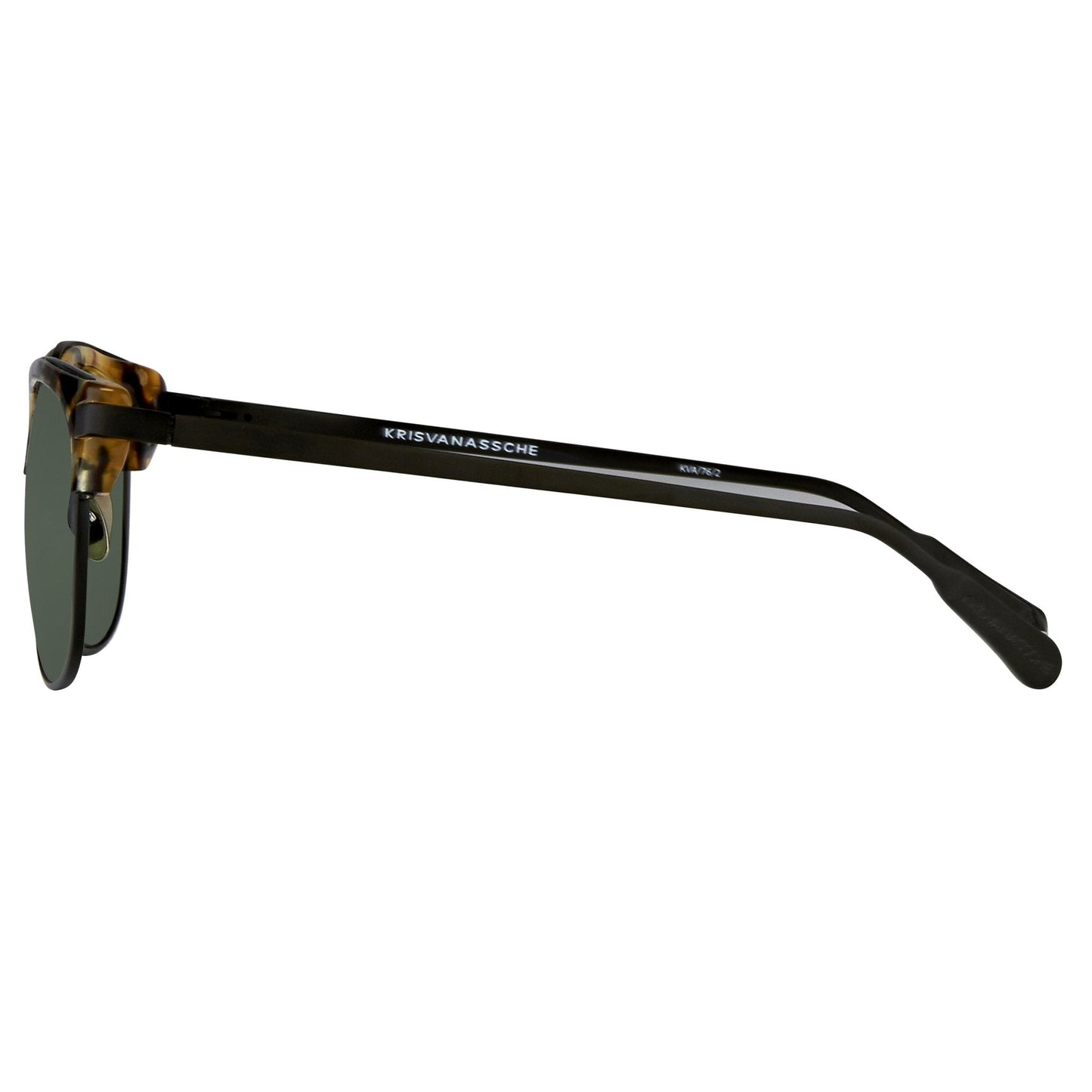 Kris Van Assche Sunglasses D-Frame Black and Green