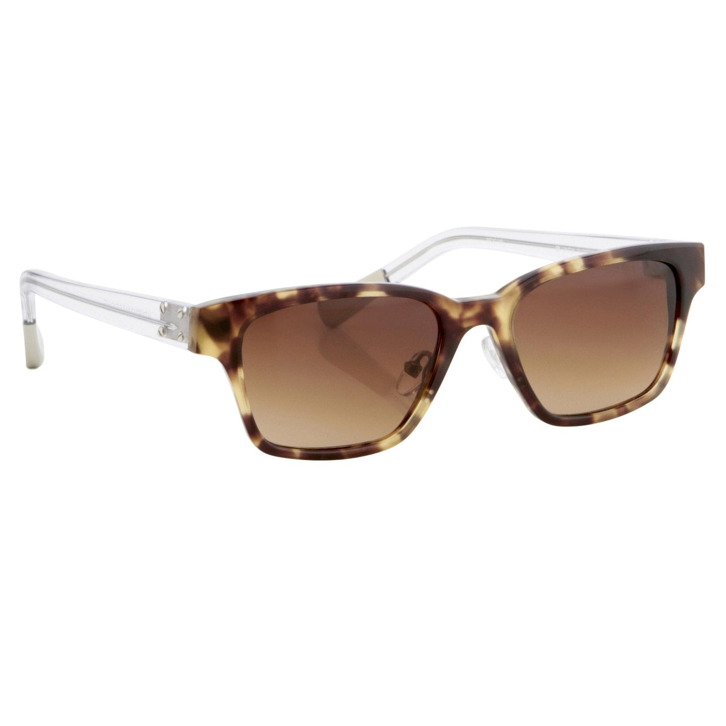 Kris Van Assche Sunglasses Rectangular Tortoise Shell and Brown KVA18C1SUN