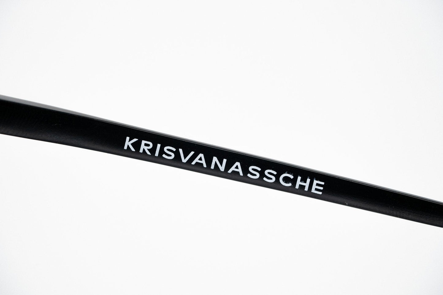 Kris Van Assche Men's Sunglasses D-Frame Navy Shiny Black and Blue KVA85C4SUN