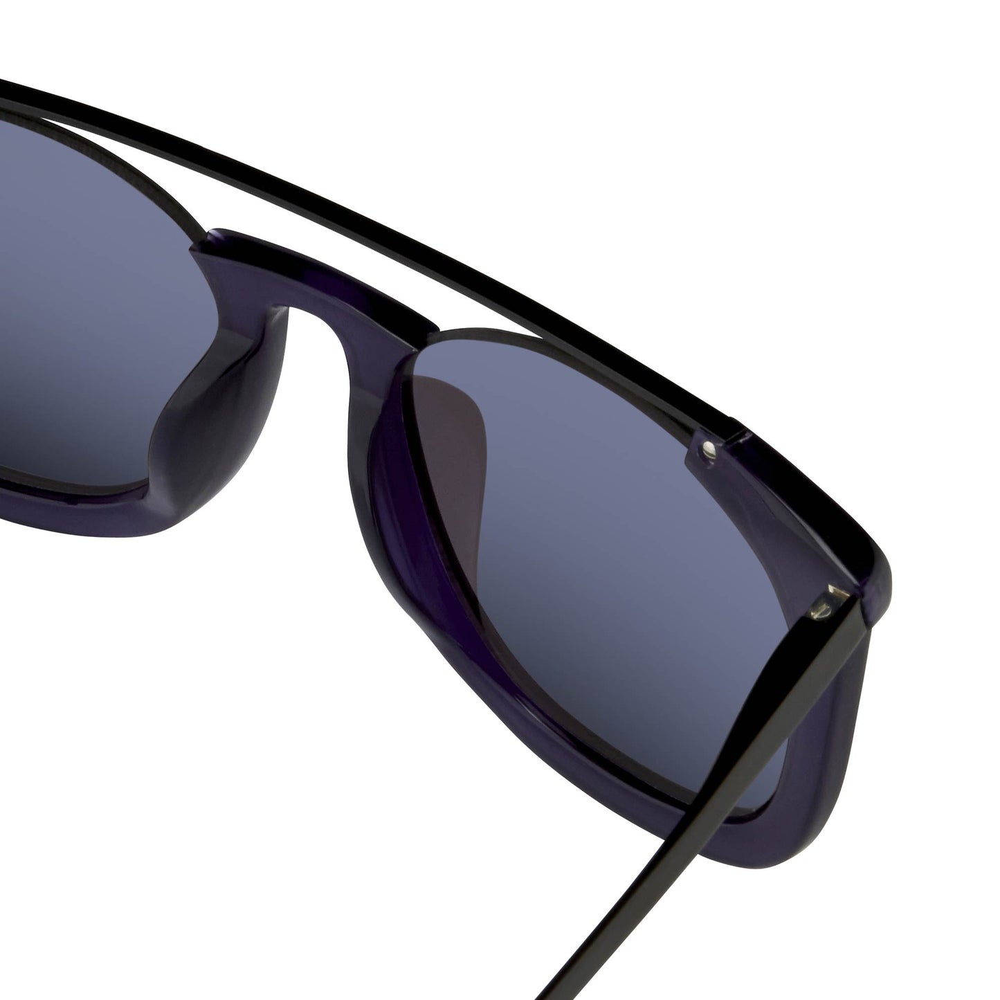 Kris Van Assche Men's Sunglasses D-Frame Navy Shiny Black and Blue KVA85C4SUN
