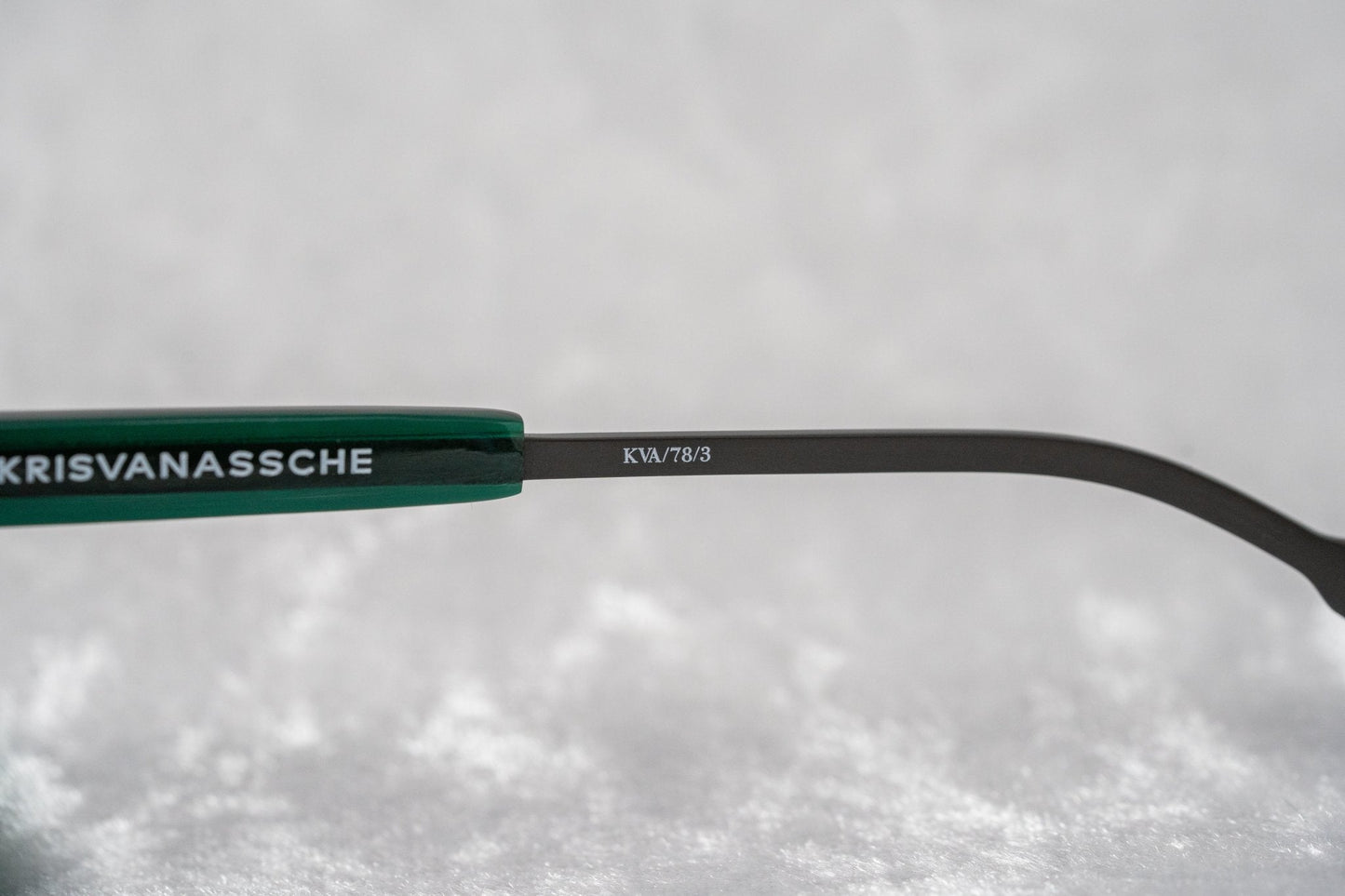 Kris Van Assche Men's Sunglasses Green and Grey Graduated KVA78C3SUN