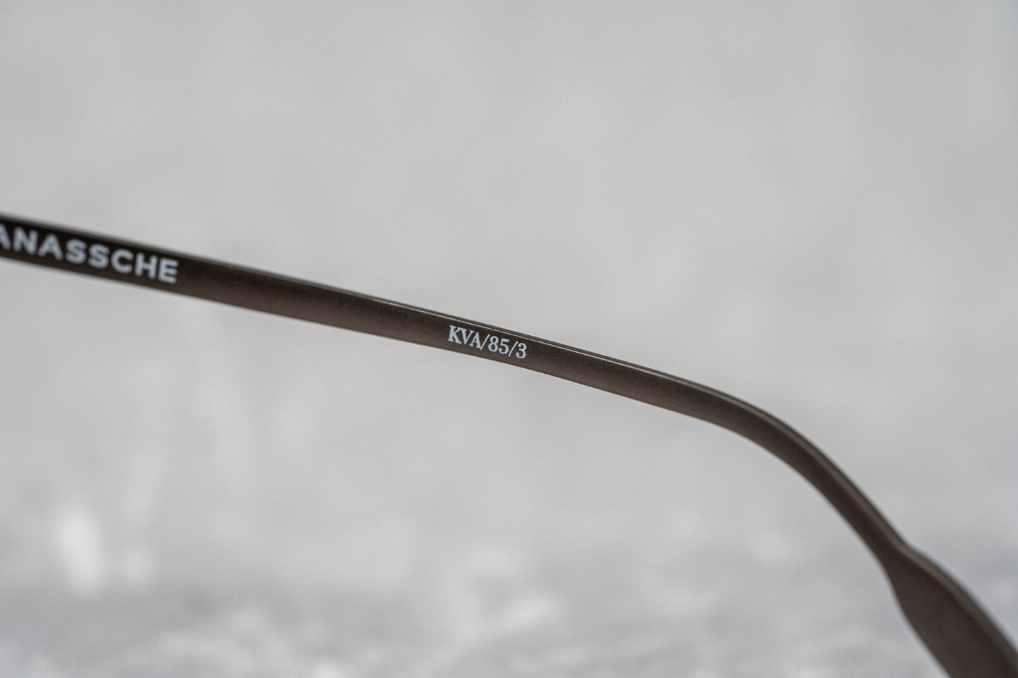 Kris Van Assche Sunglasses D-Frame Peach and Brown