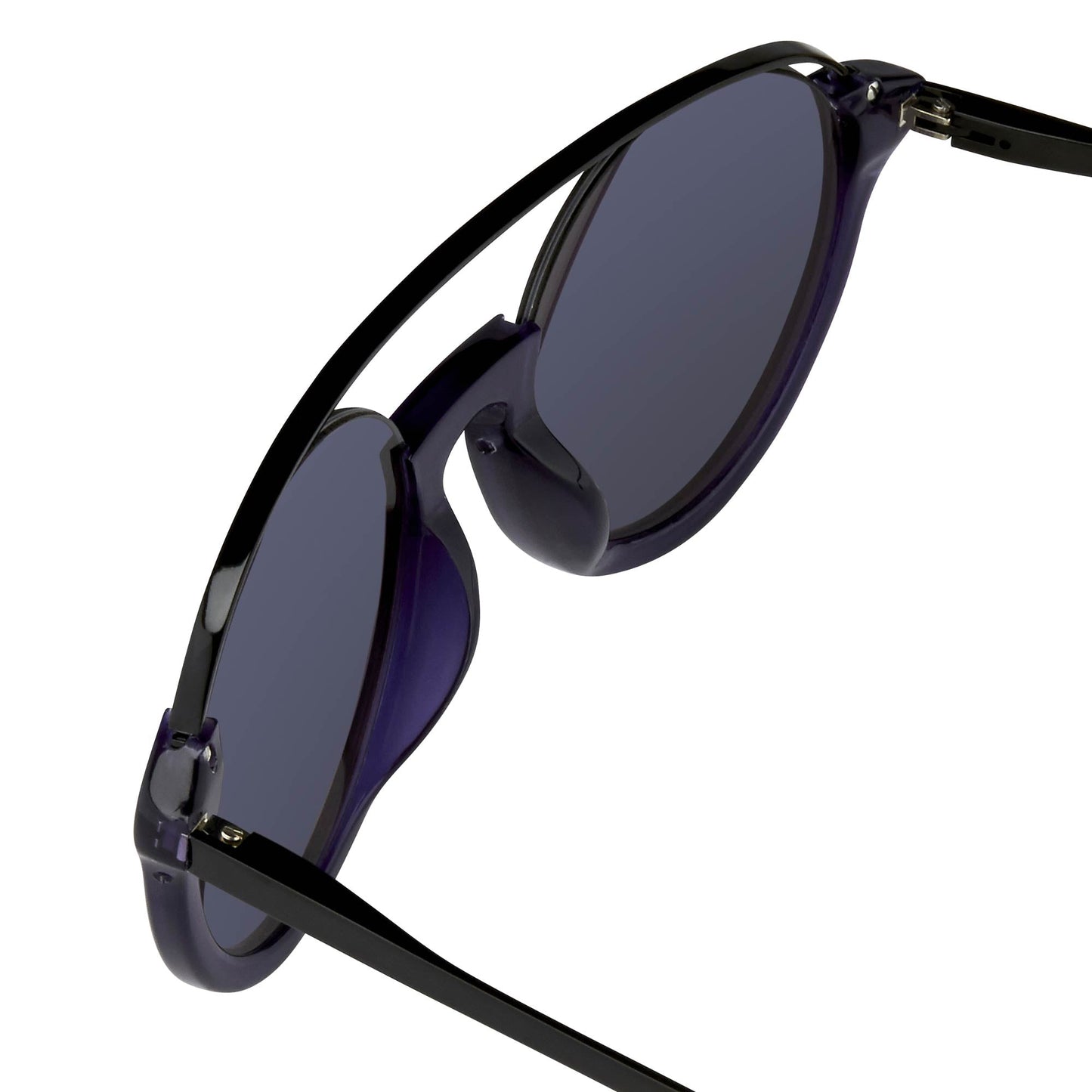 Kris Van Assche Sunglasses Round Black and Blue KVA83C4SUN