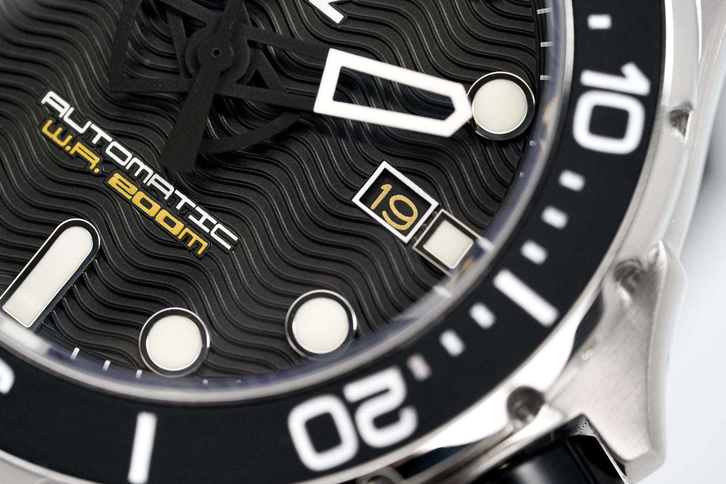 M2Z Men's Watch Diver 200 Black 200-002