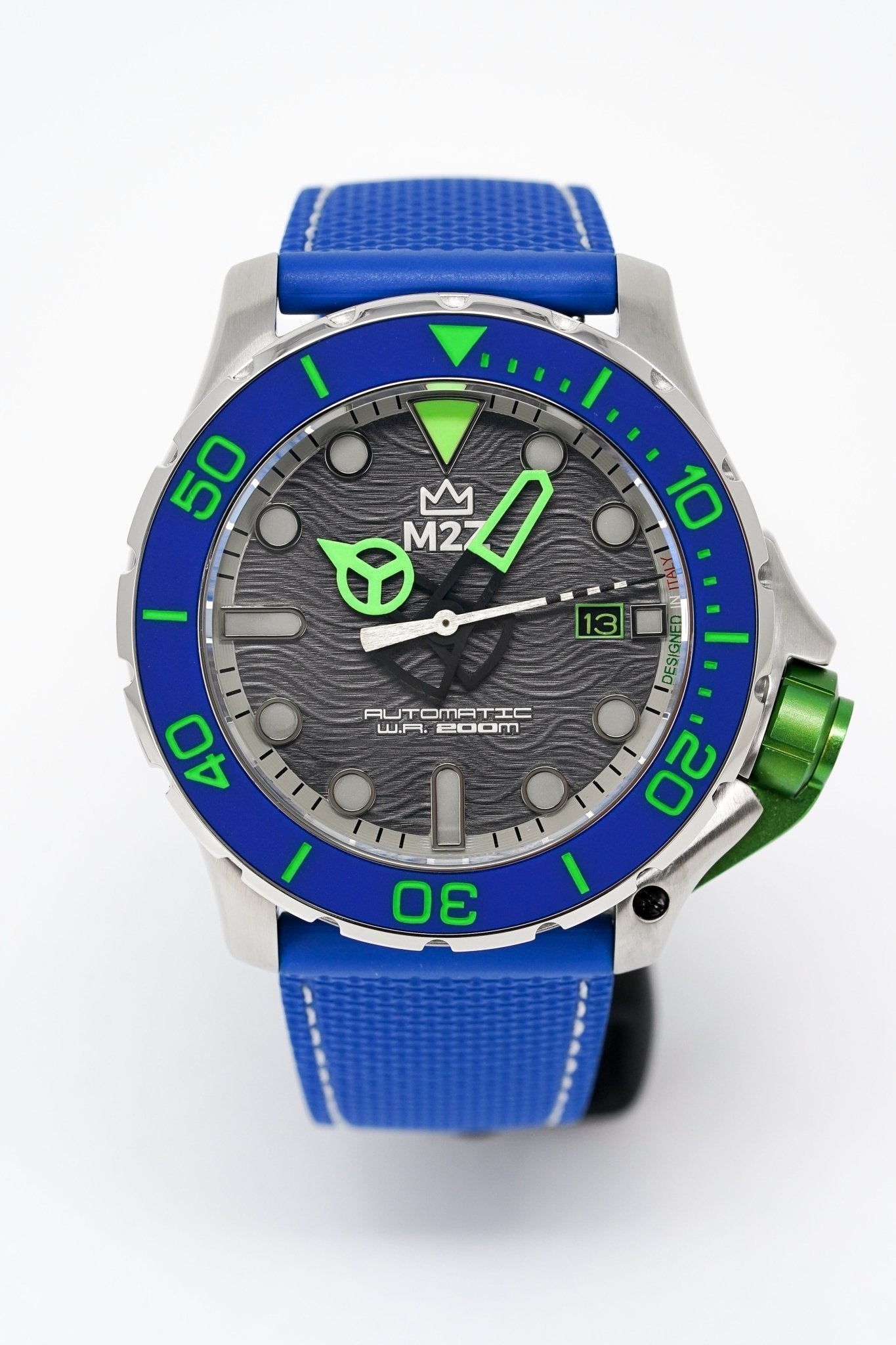 M2Z Men's Watch Diver 200 Blue 200-003