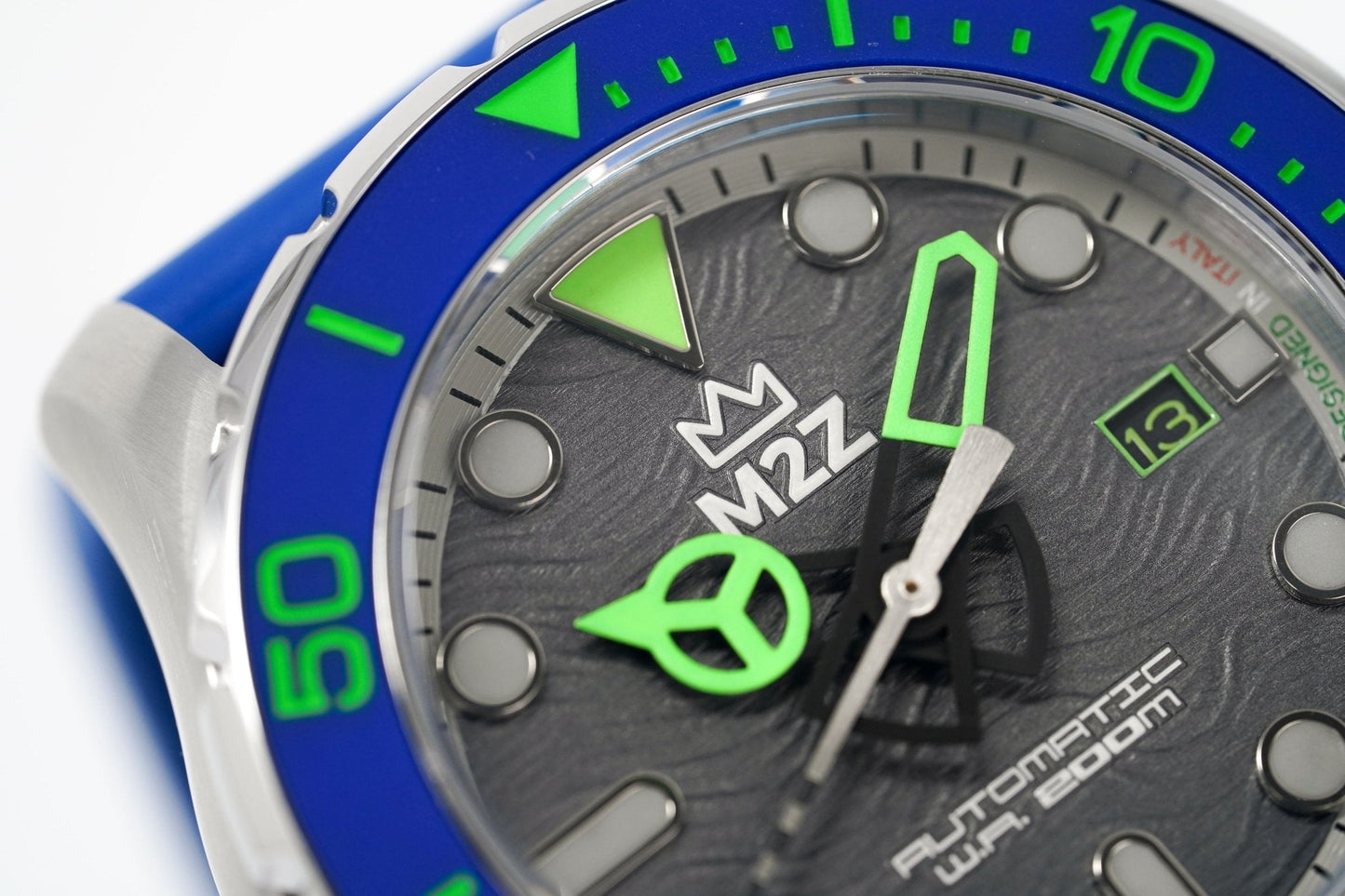 M2Z Men's Watch Diver 200 Blue 200-003