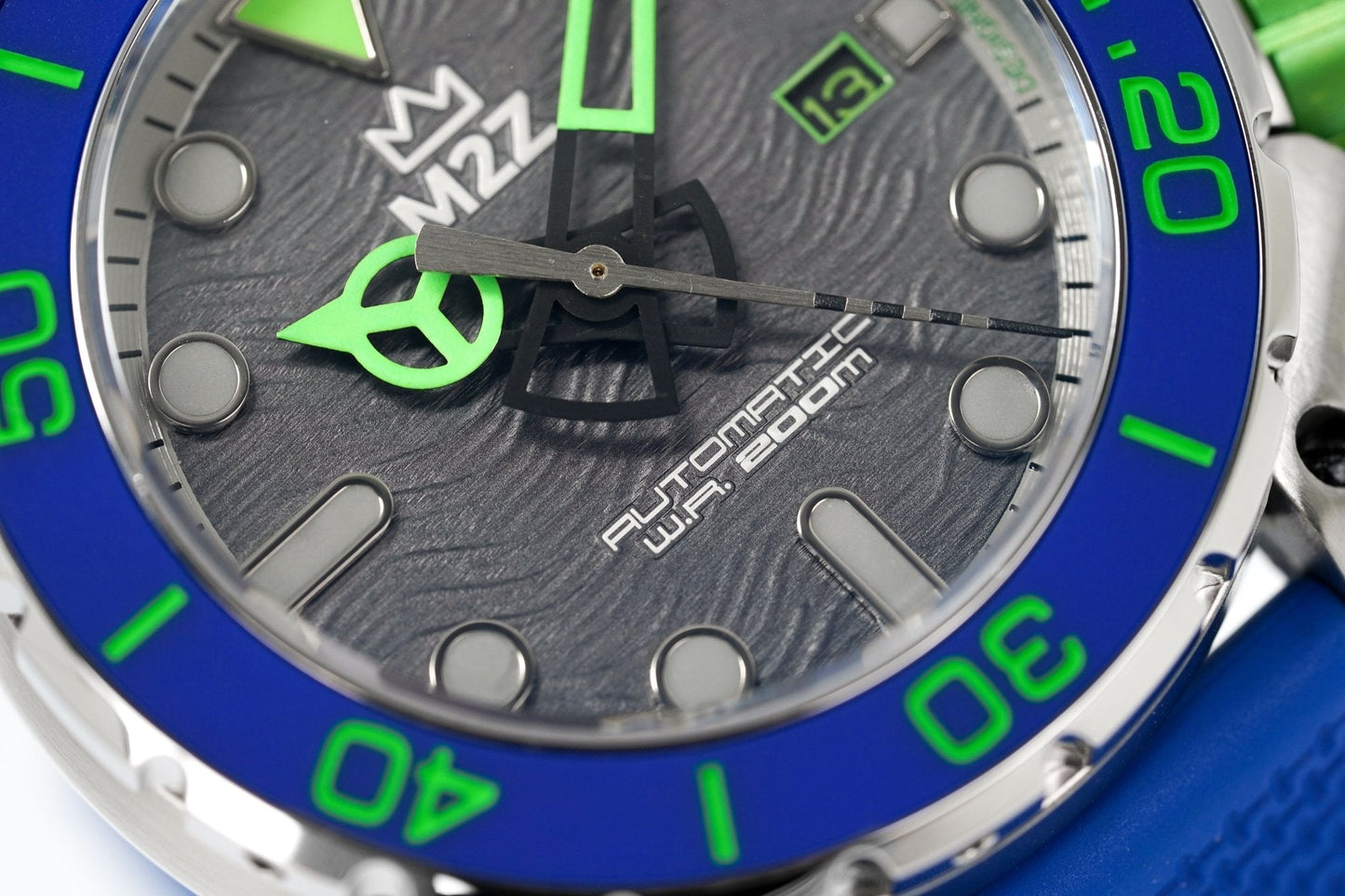 M2Z Men's Watch Diver 200 Blue 200-003