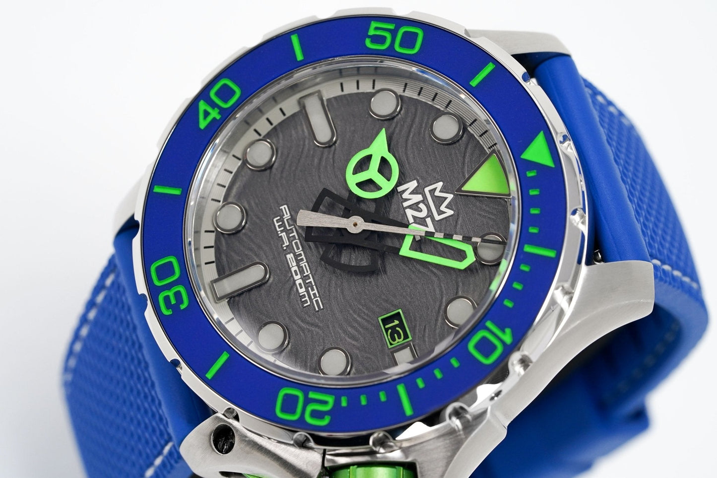M2Z Men's Watch Diver 200 Blue 200-003