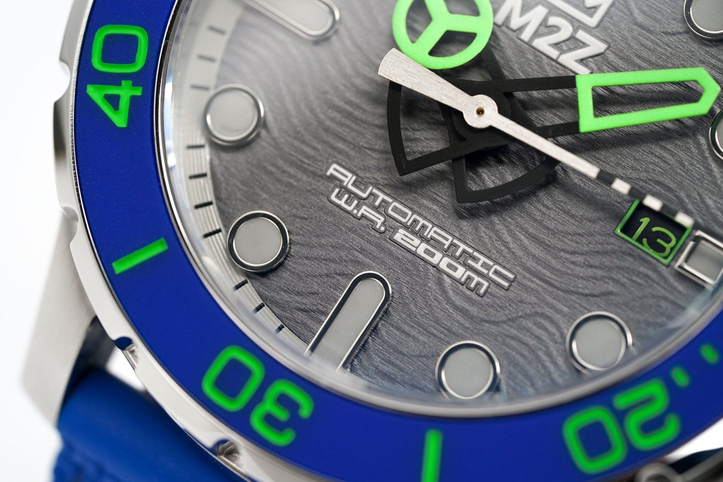 M2Z Men's Watch Diver 200 Blue 200-003