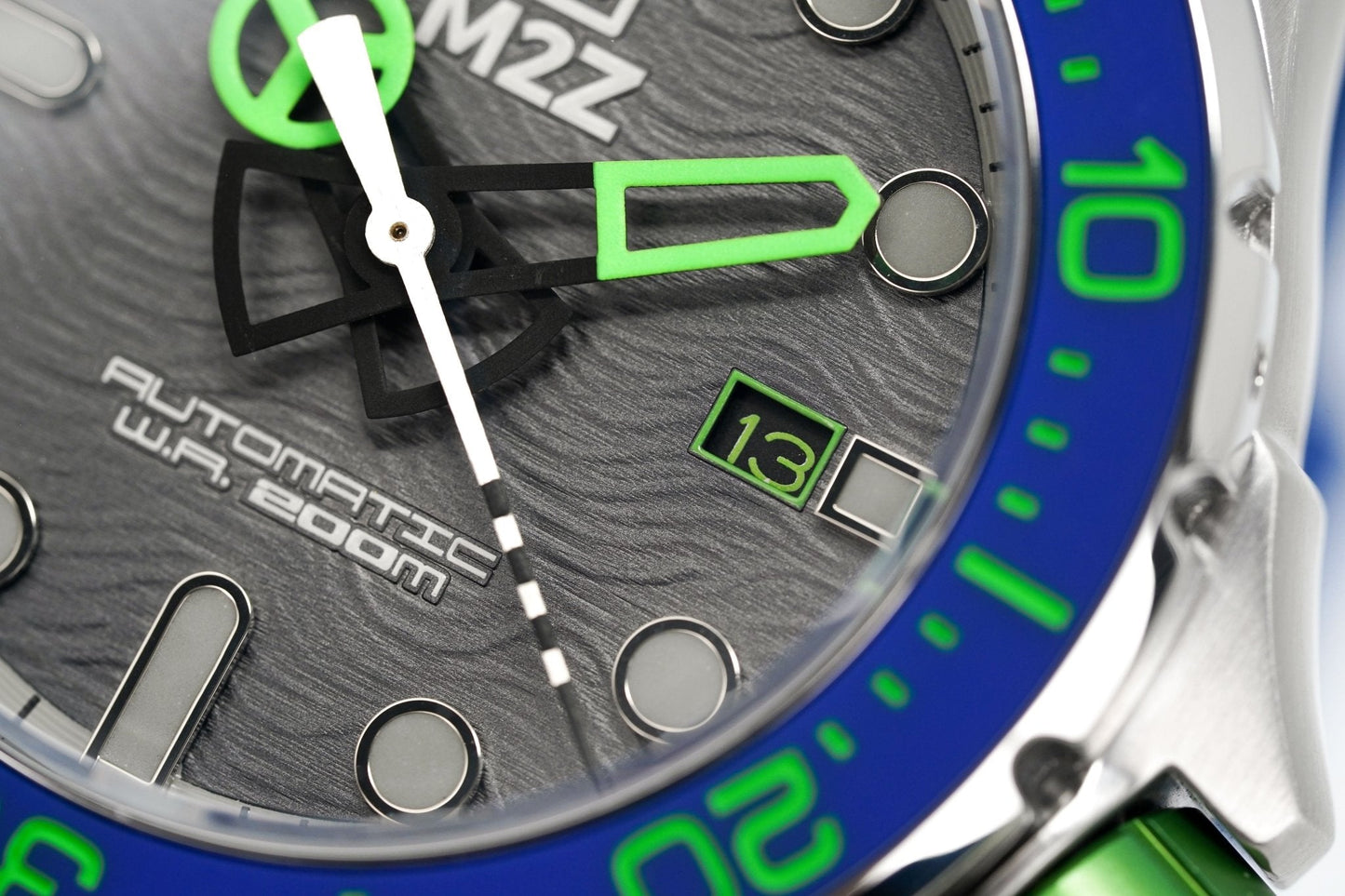 M2Z Men's Watch Diver 200 Blue 200-003