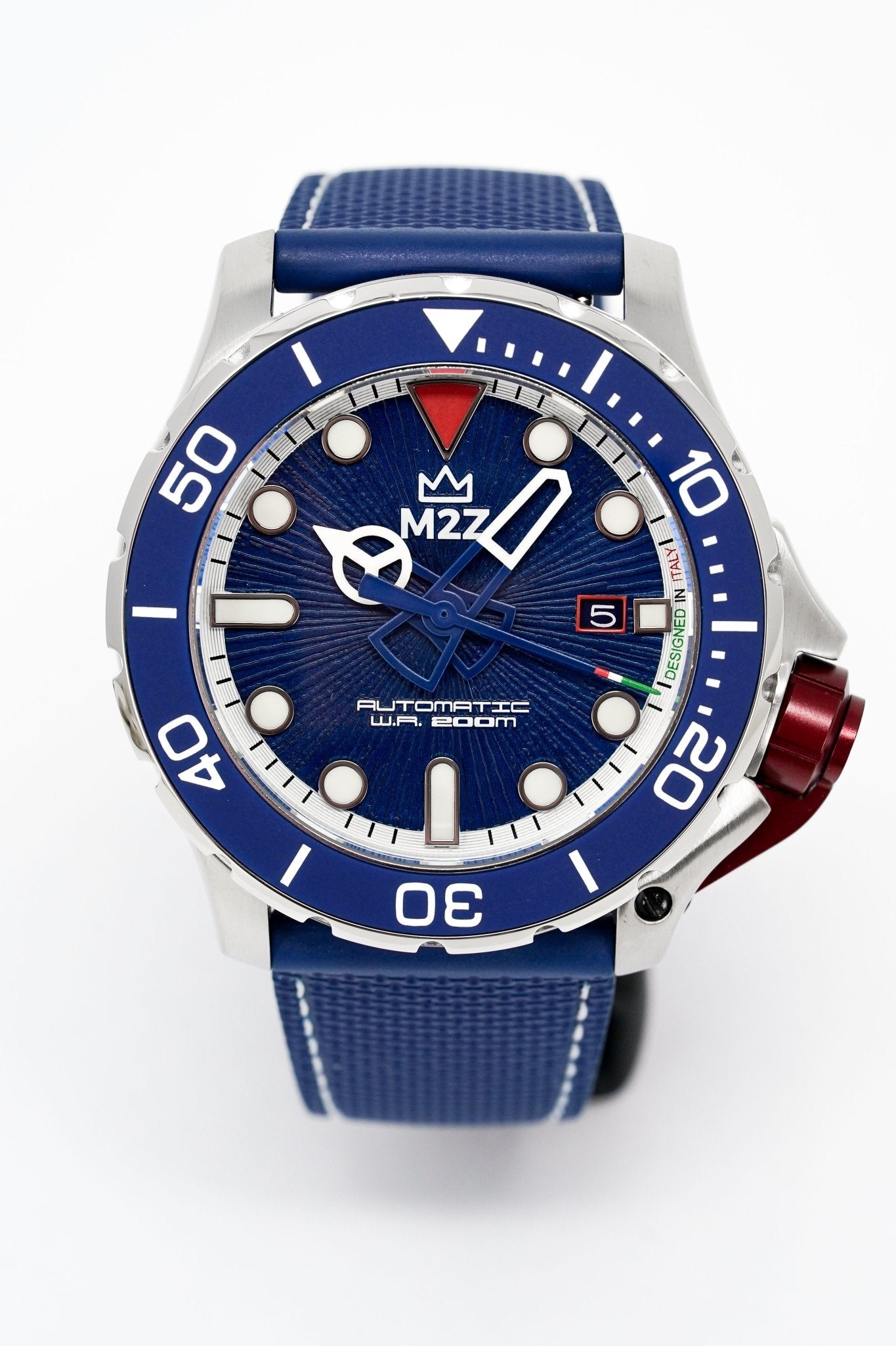 M2Z Men's Watch Diver 200 Blue 200-007