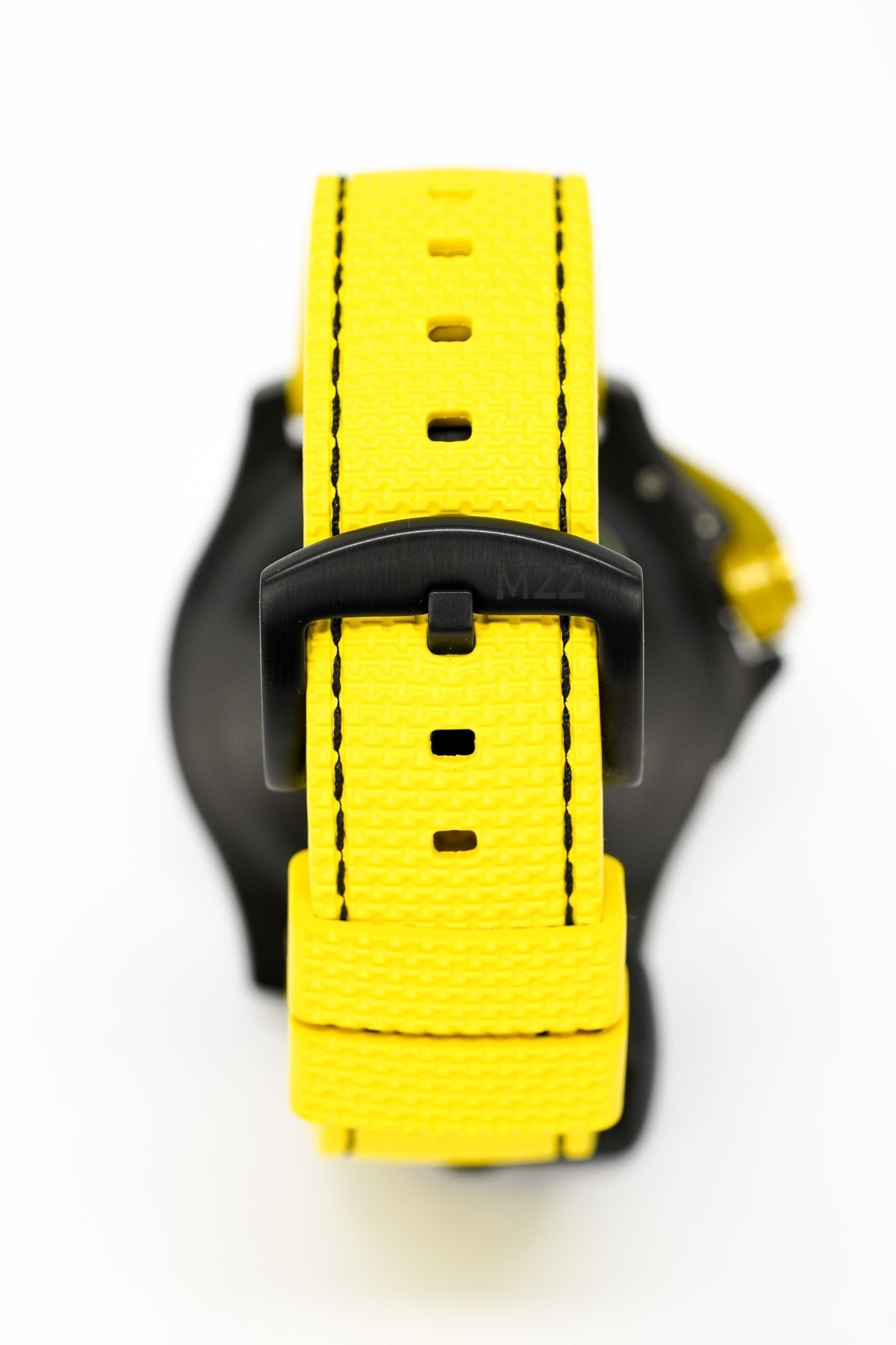 M2Z Men's Watch Diver 200 Yellow IP Black 200-006