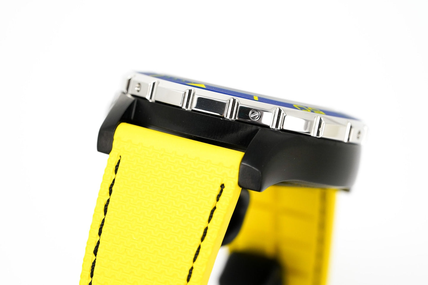 M2Z Men's Watch Diver 200 Yellow IP Black 200-006