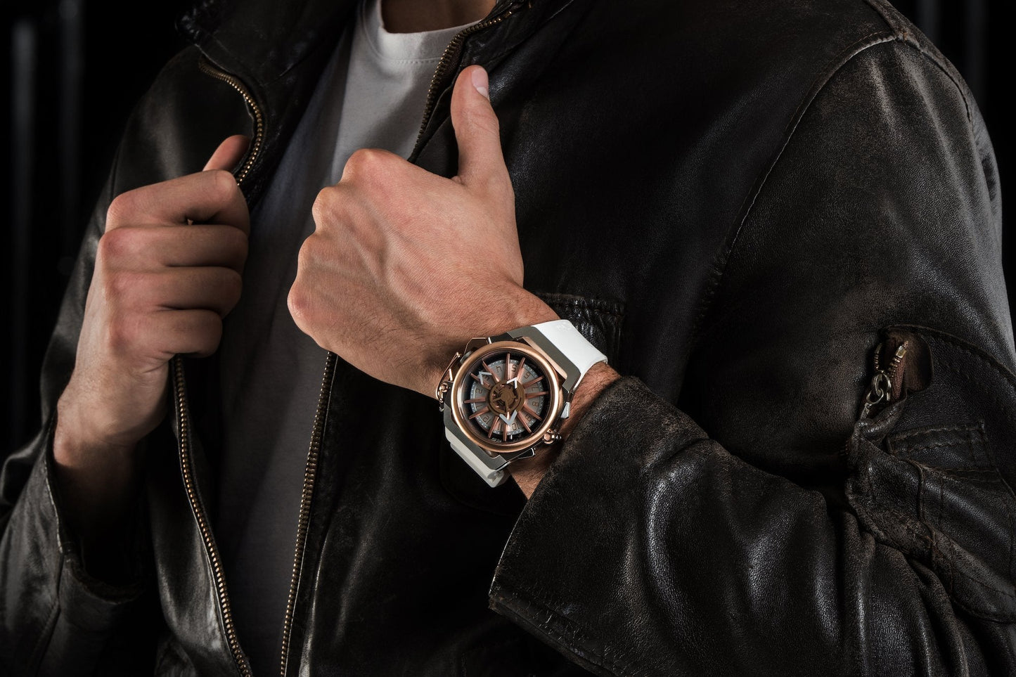 Mazzucato Reversible RIM White Rose Gold