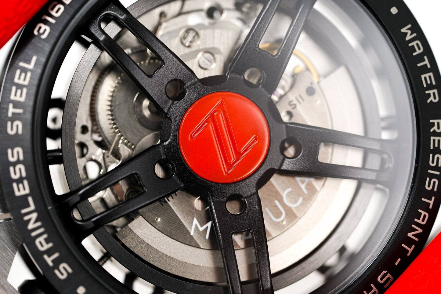 Mazzucato Watch Automatic RIM GT Red GT2-RD